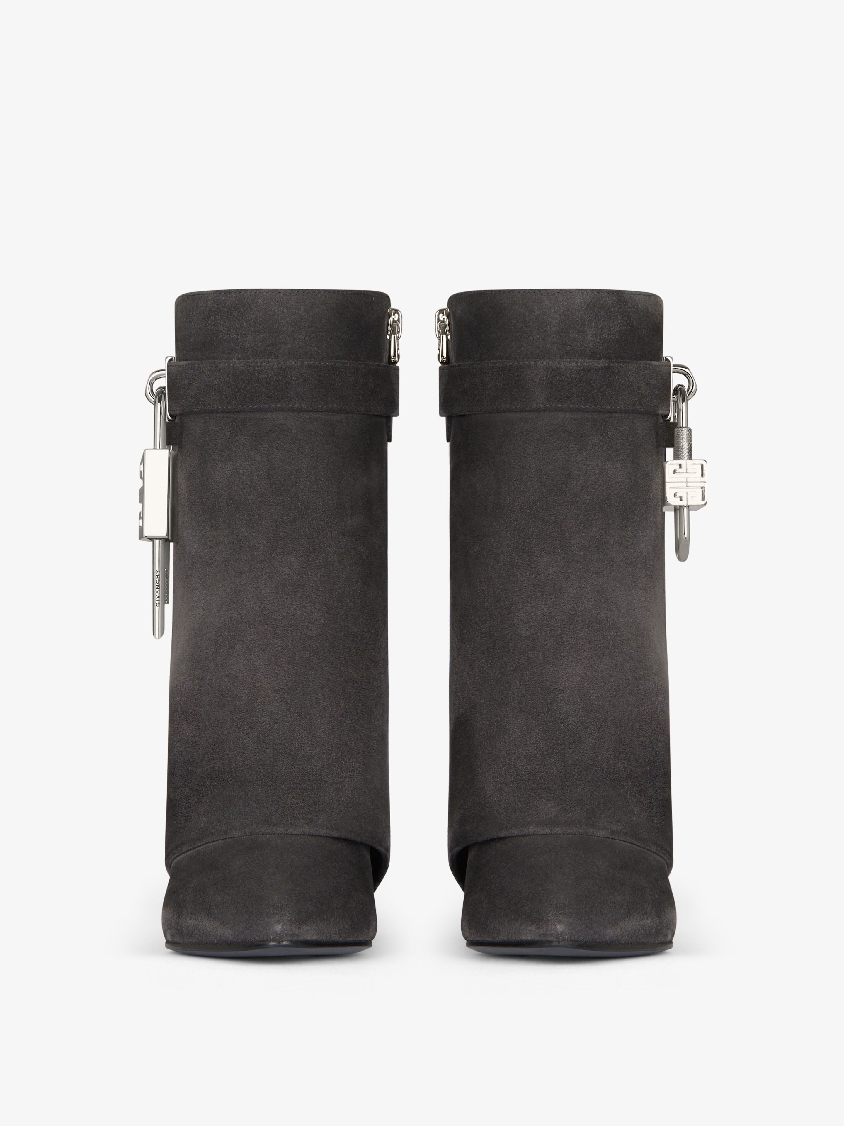 SHARK LOCK ANKLE BOOTS IN SUEDE - 2