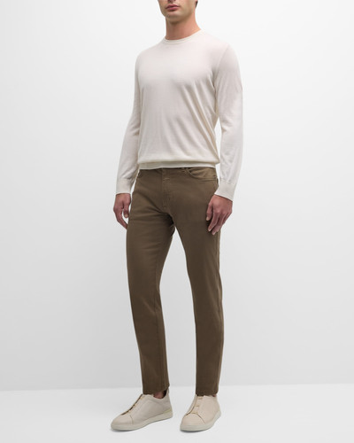 ZEGNA Men's Stretch Gabardine Slim 5-Pocket Pants outlook
