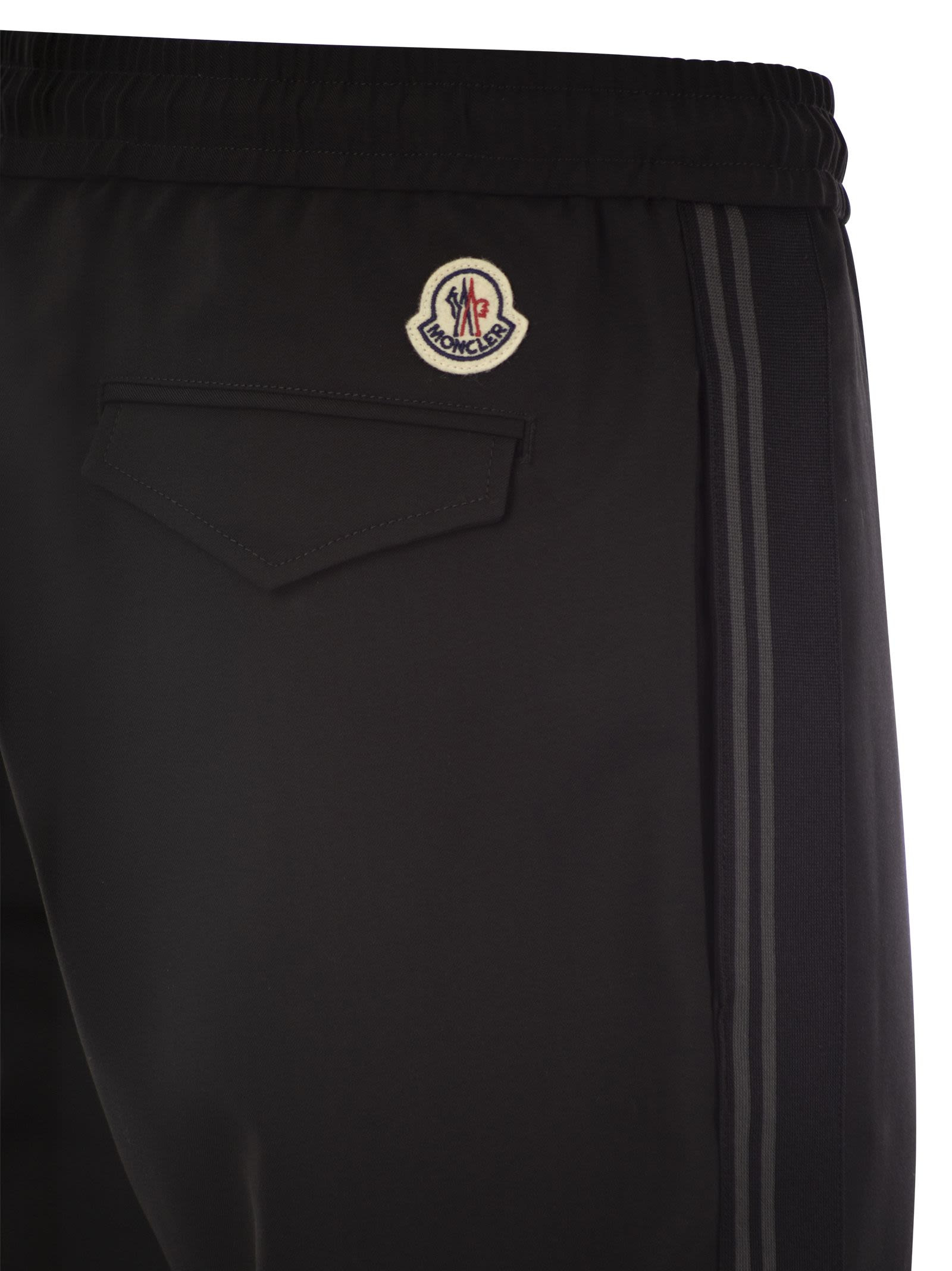 Moncler Men Wool Gabardine Joggers - 4