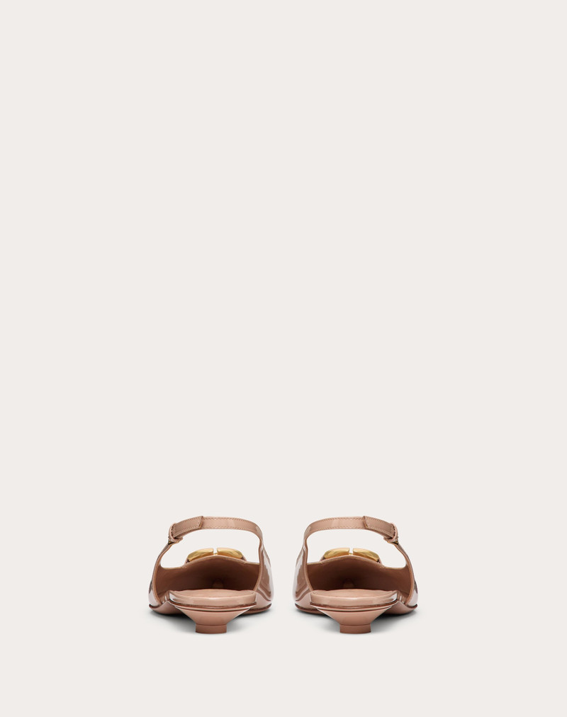 THE BOLD EDITION VLOGO SLINGBACK BALLERINA IN PATENT LEATHER 20MM 3