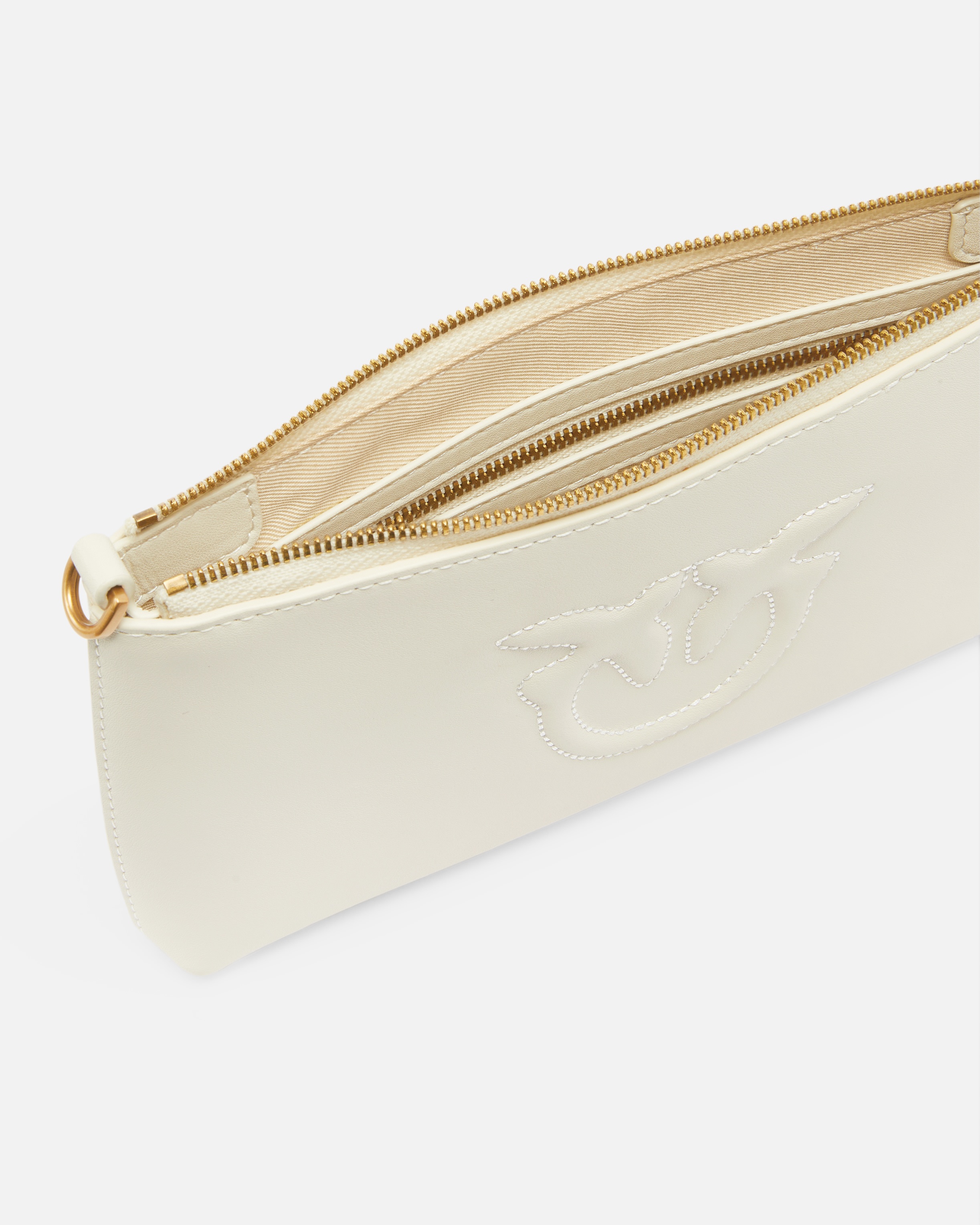 FLAT LEATHER CROSSBODY BAG - 4
