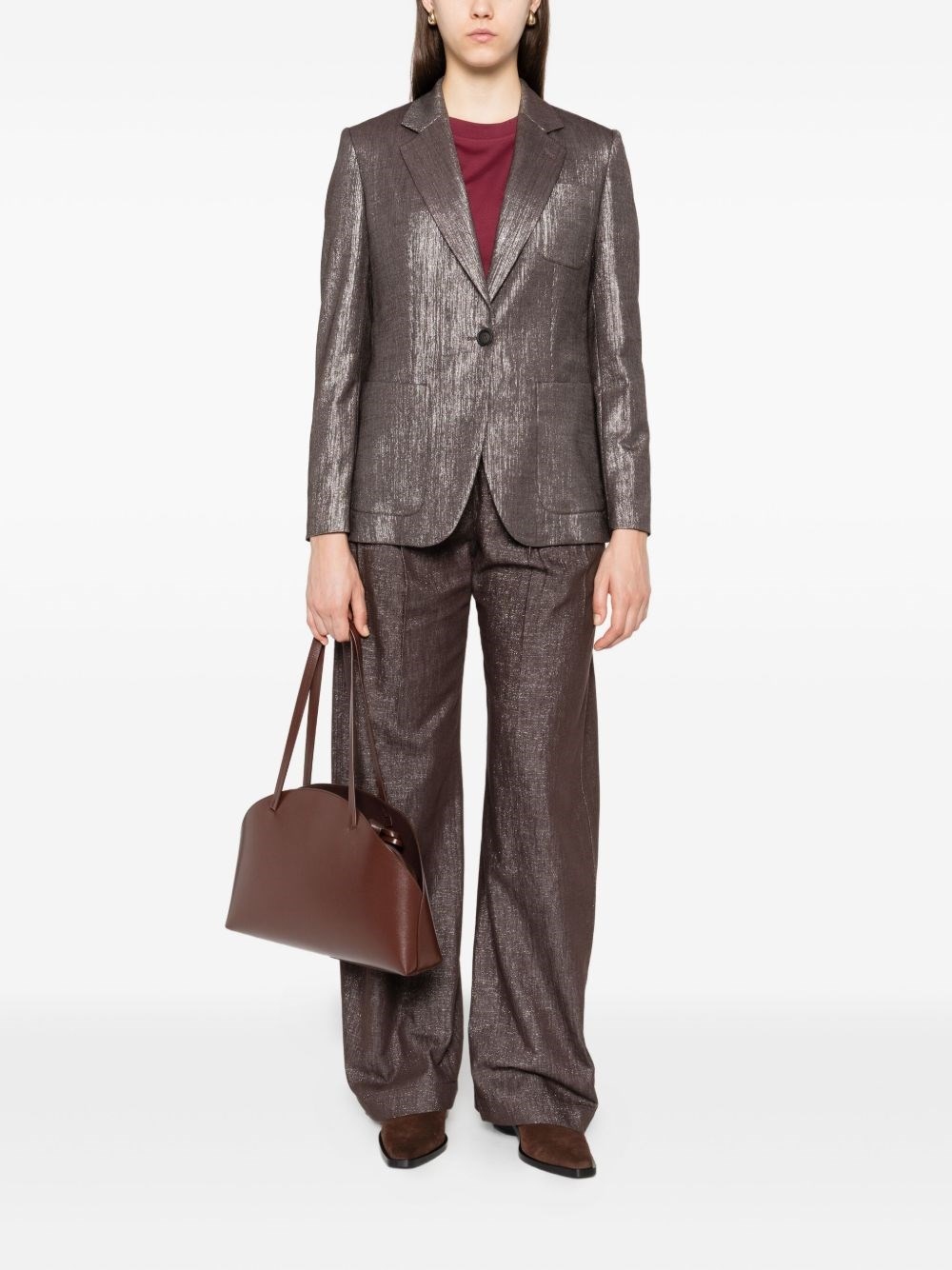 Wool blend blazer jacket - 4