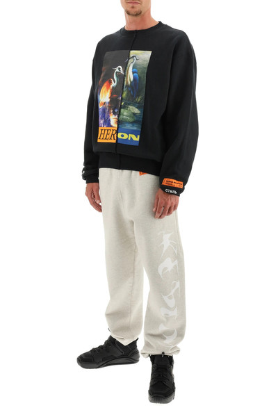 Heron Preston SPLIT HERONS CREW NECK SWEATSHIRT outlook