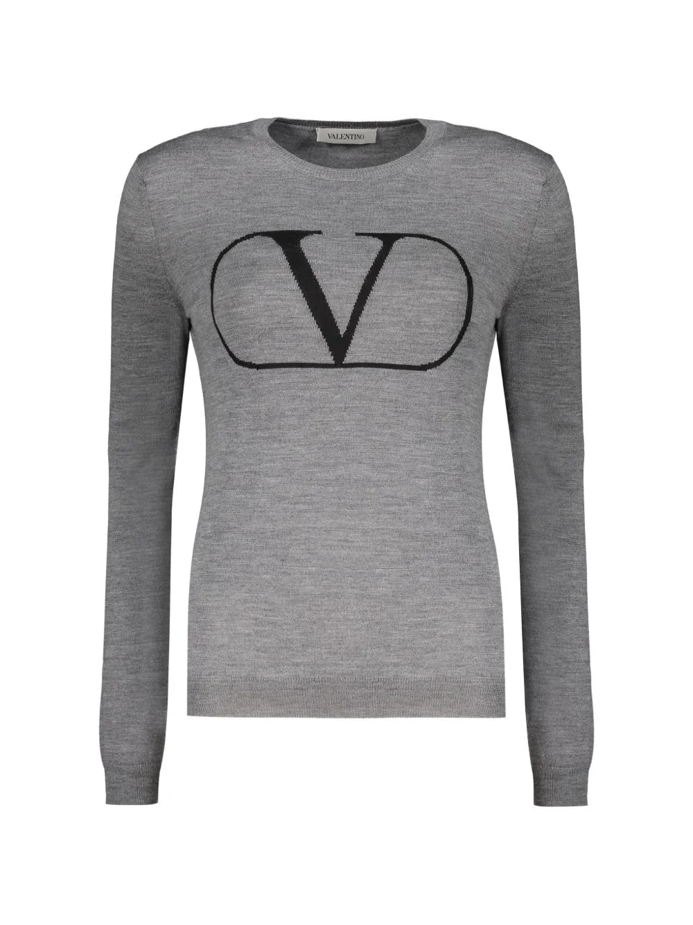 VLogo wool sweater - 1