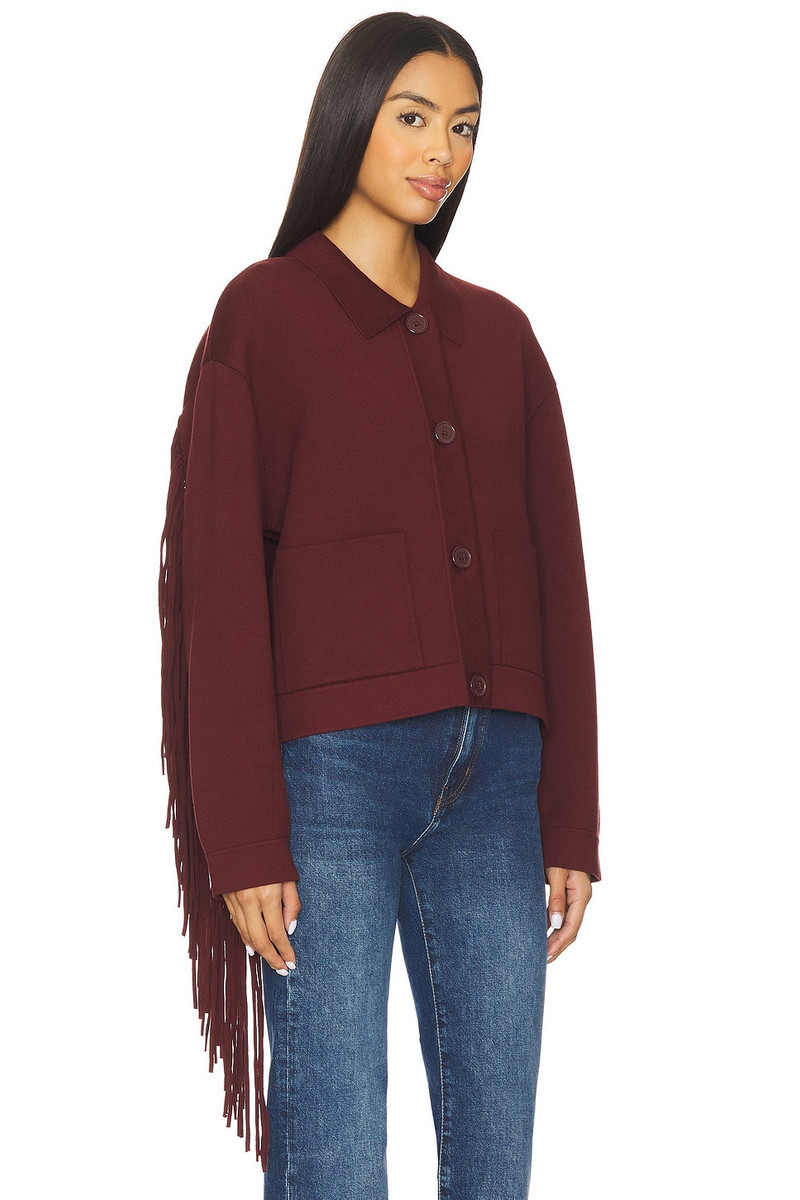 ESSENTIEL ANTWERP Istern Fringe Jacket outlook