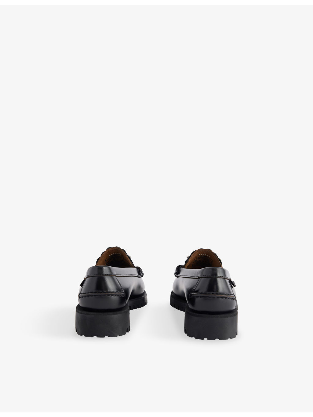 Penny Studded Leather Loafers - 4