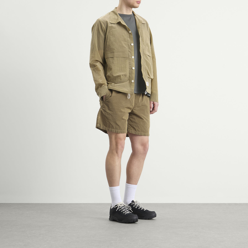 RANRA Ranra Epitome Shiny Nylon Overshirt outlook