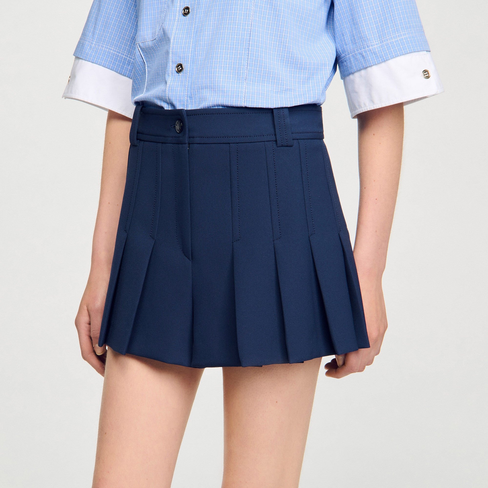 TAILORED PLEATED SHORTS - 3