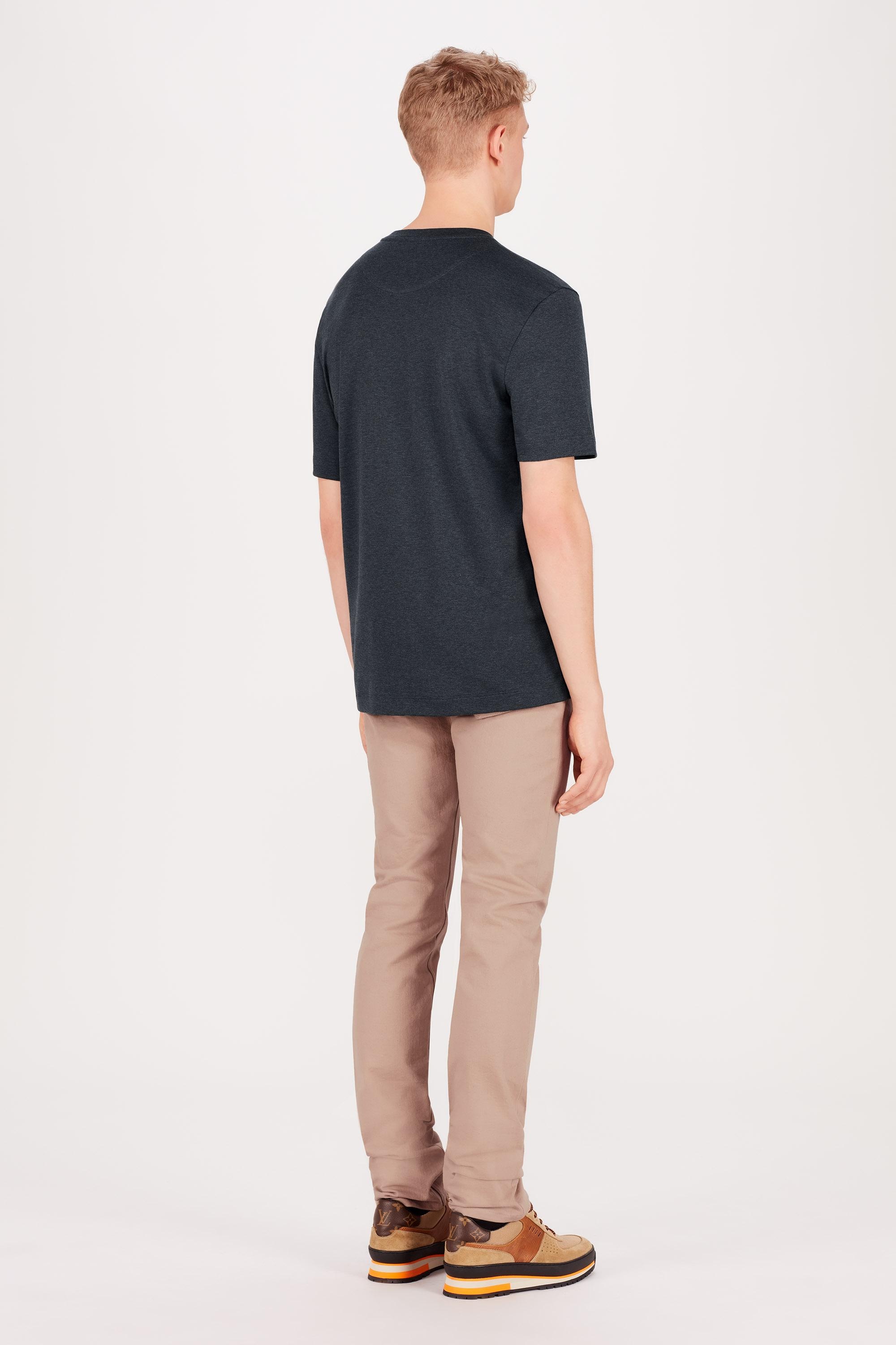 DAMIER POCKET CREW NECK - 5