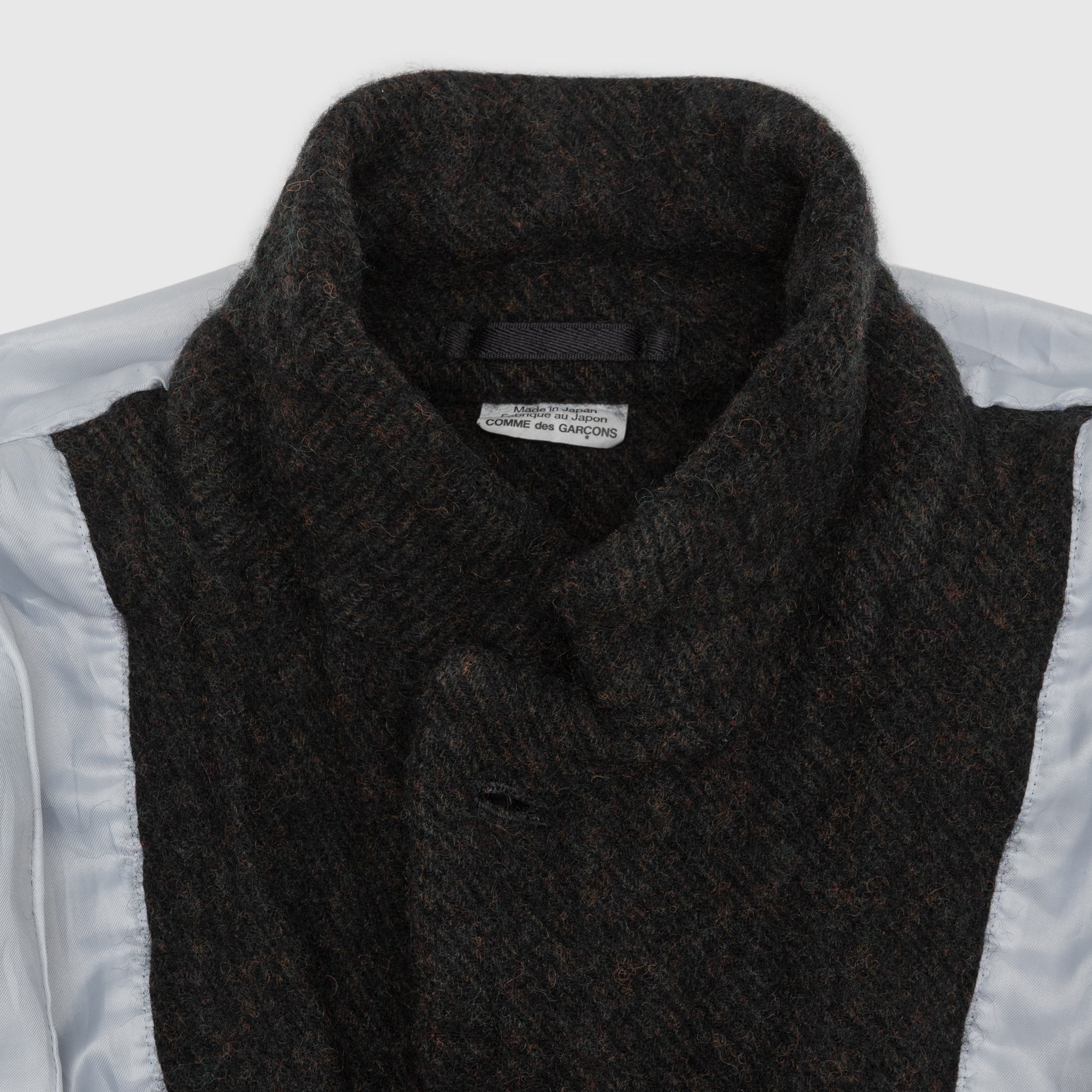 WOOL NYLON FANCY TWILL JACKET - 3