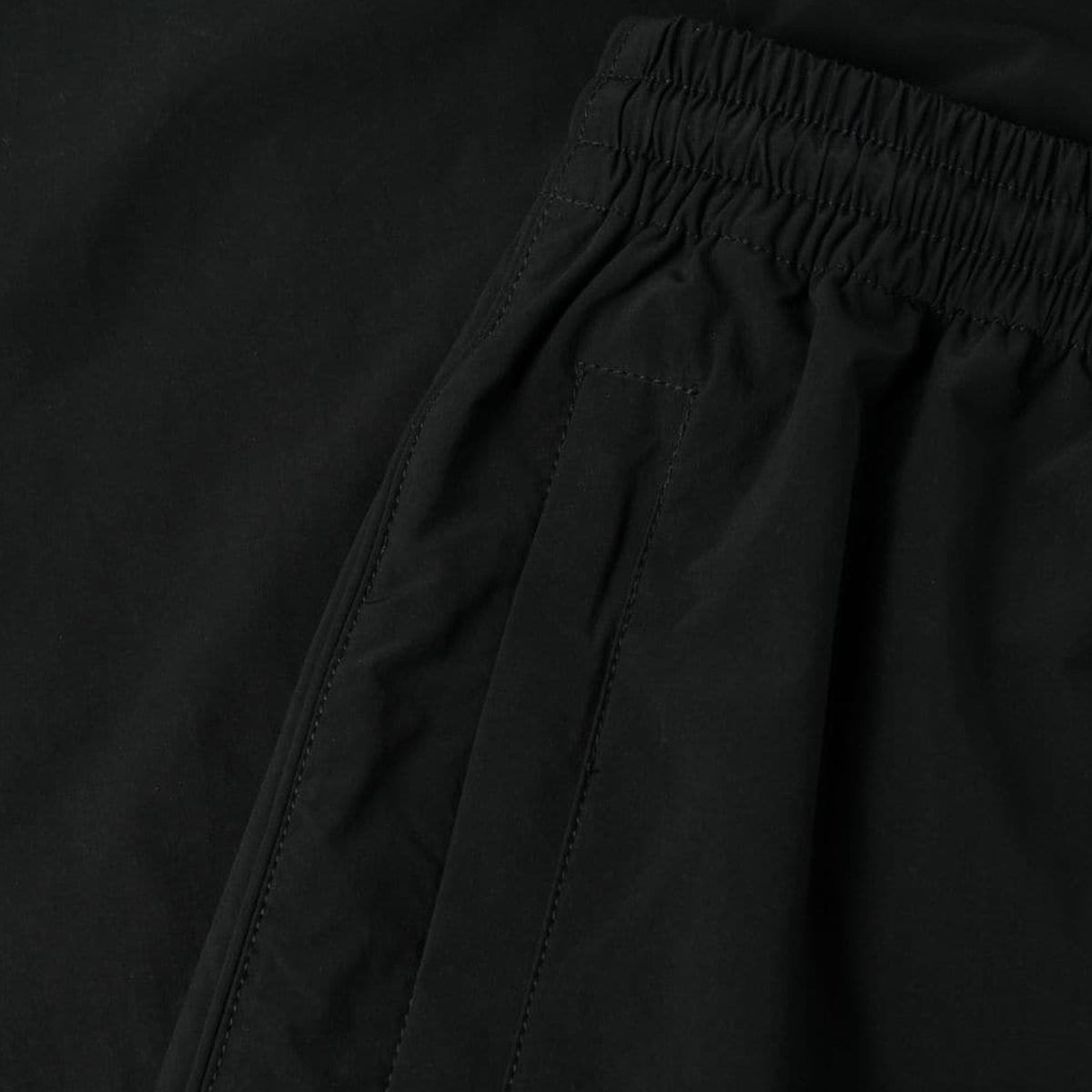 TRACK PANTS WITH "WANG" PUFF LOGO (BLACK) - 3