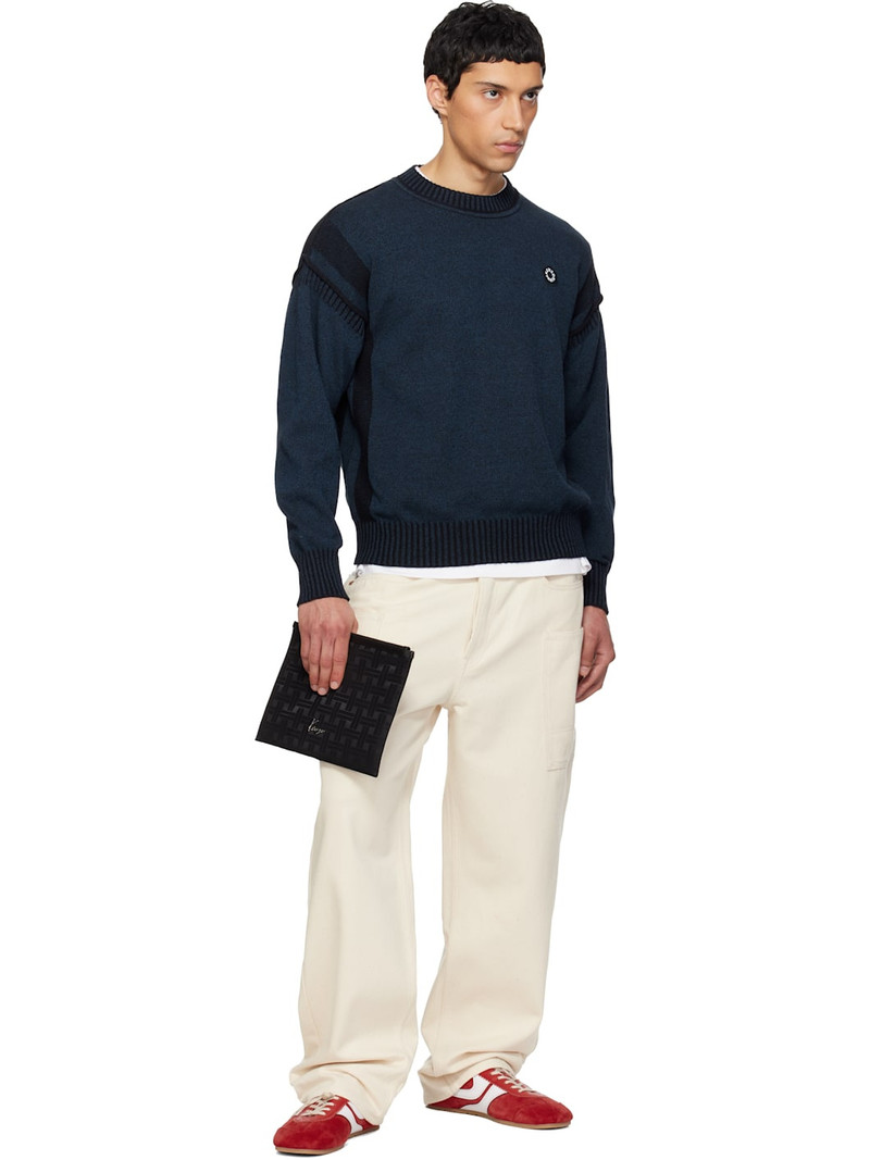 KENZO Navy Kenzo Paris 'Boke Flower 2.0' Sweater outlook