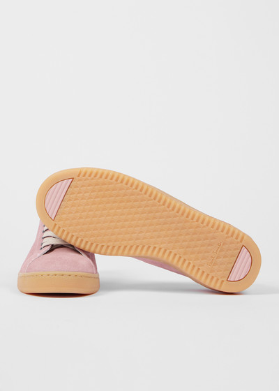 Paul Smith Women's Pink Suede 'Miyata' Trainers outlook