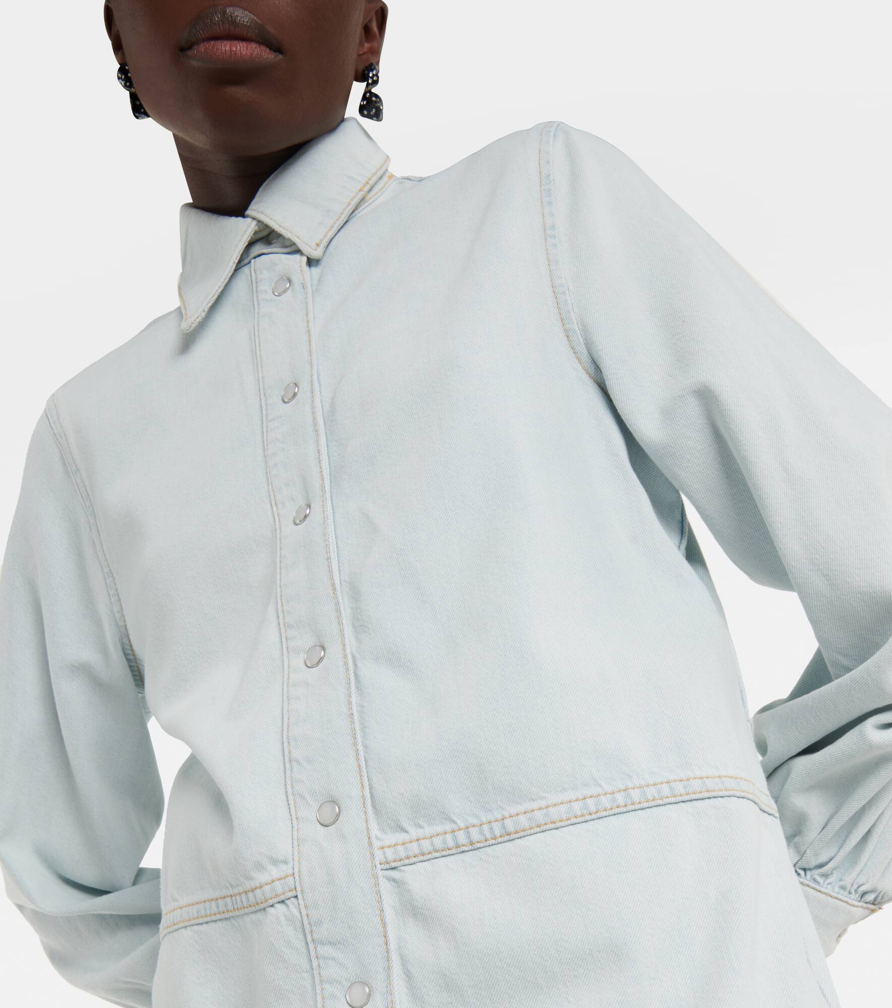 Future logo denim shirt - 4