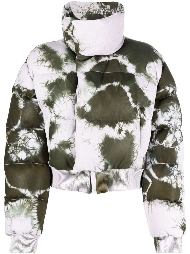 tie-dye puffer jacket - 1