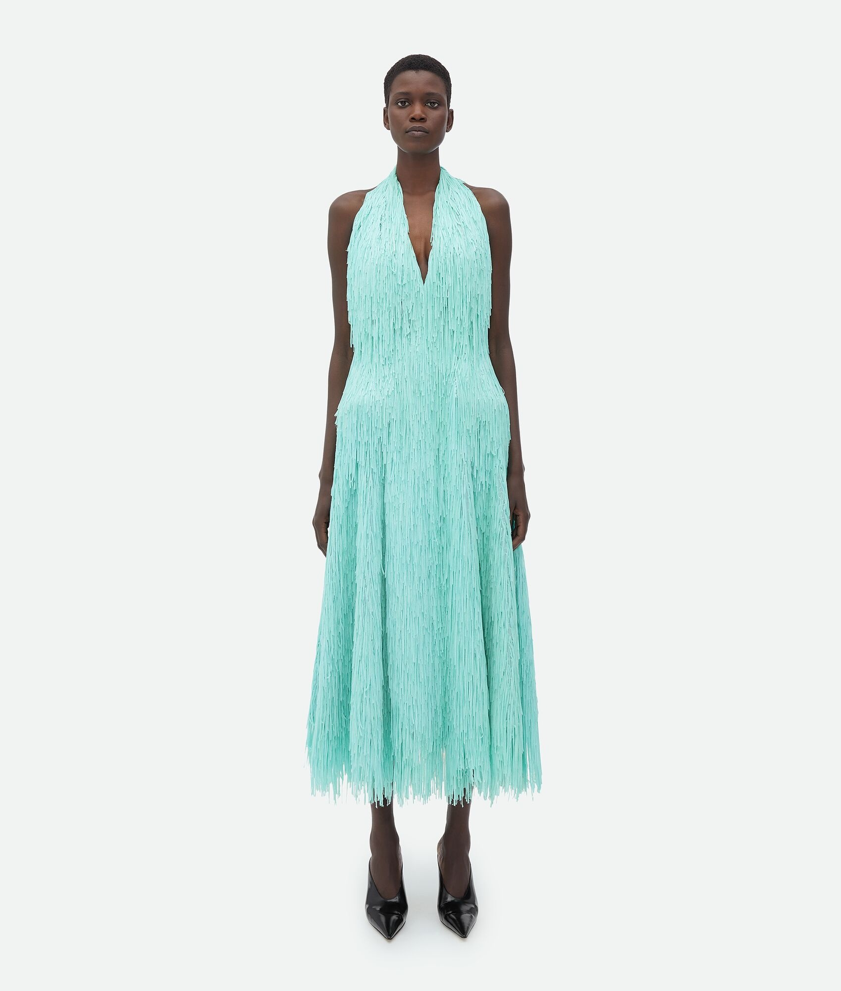 Fringed Midi Dress - 1