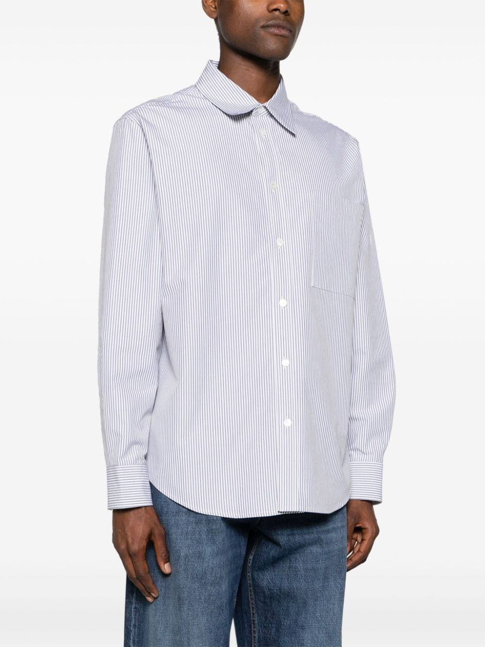 Bottega Veneta Men Camicia Con Logo - 4