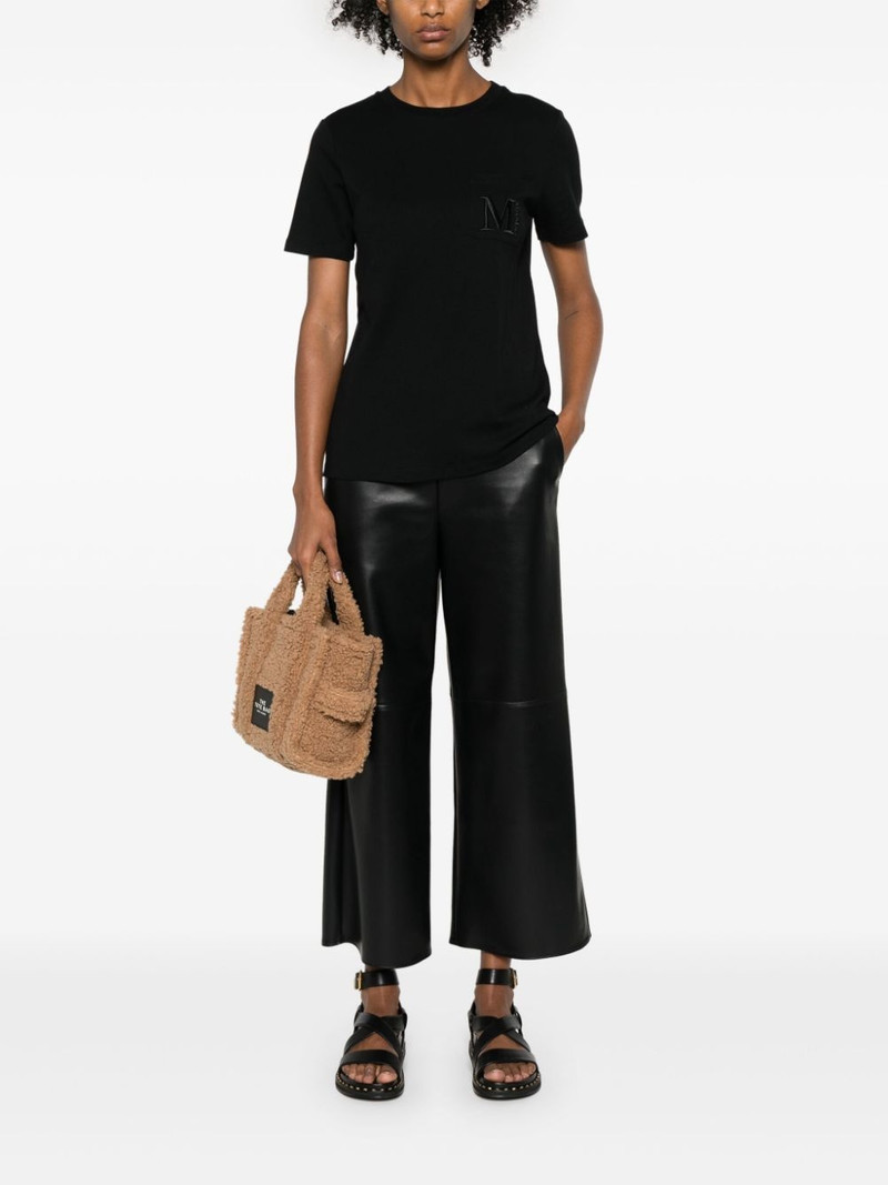'S Max Mara embroidered-logo cotton T-shirt outlook