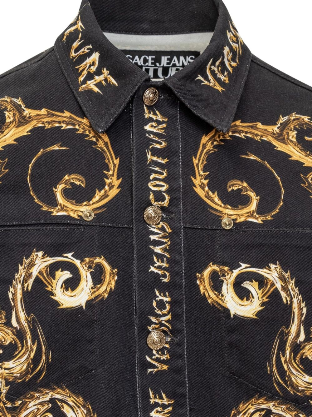 Barocco-print jacket - 4