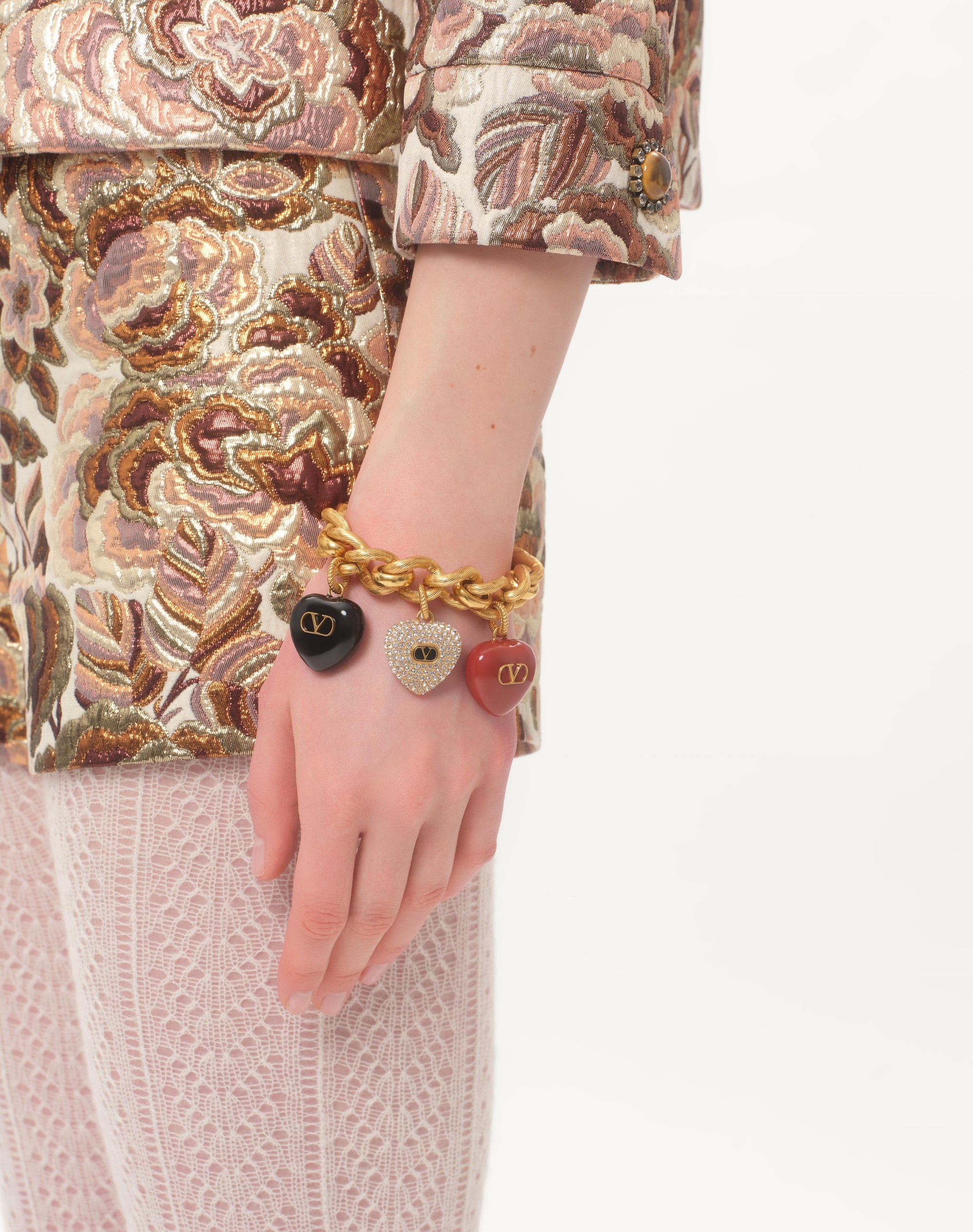 COEUR ROYAL METAL, ENAMEL AND SWAROVSKI® CRYSTAL BRACELET - 2