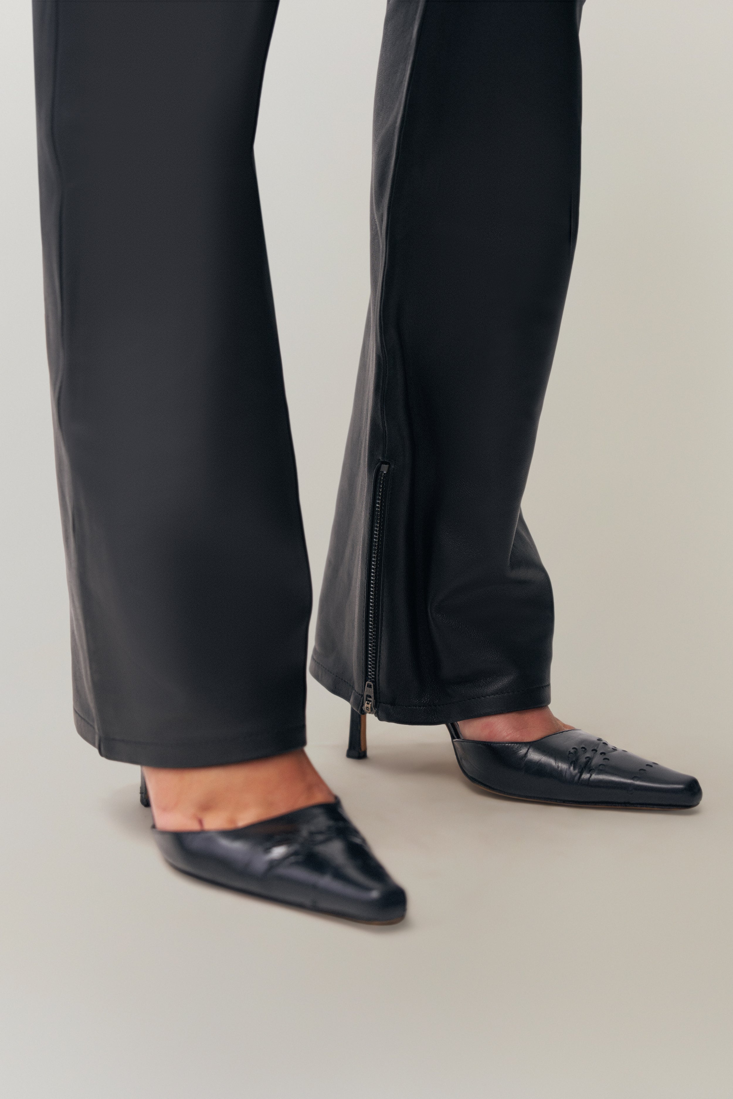 CELOSIA LEATHER PANT - 4