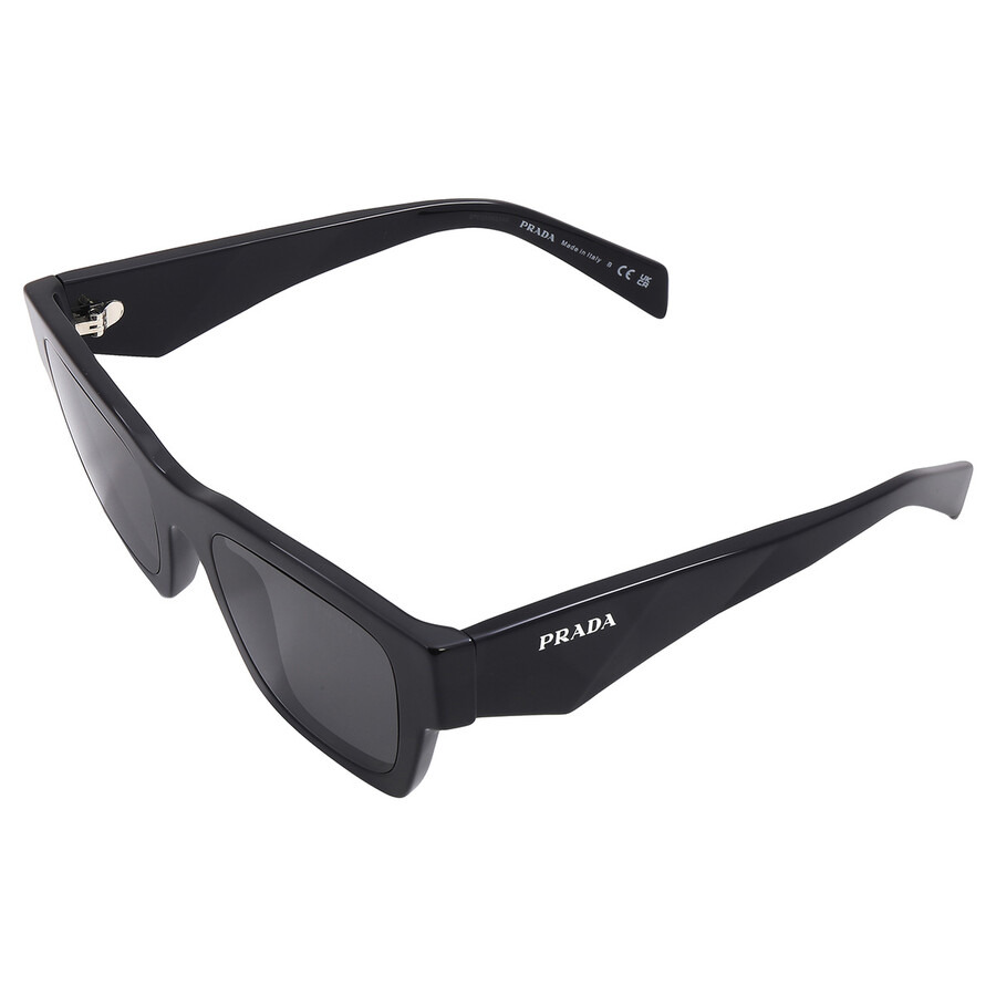 Prada Grey Square Men's Sunglasses PR A06S 16K08Z 50 - 5