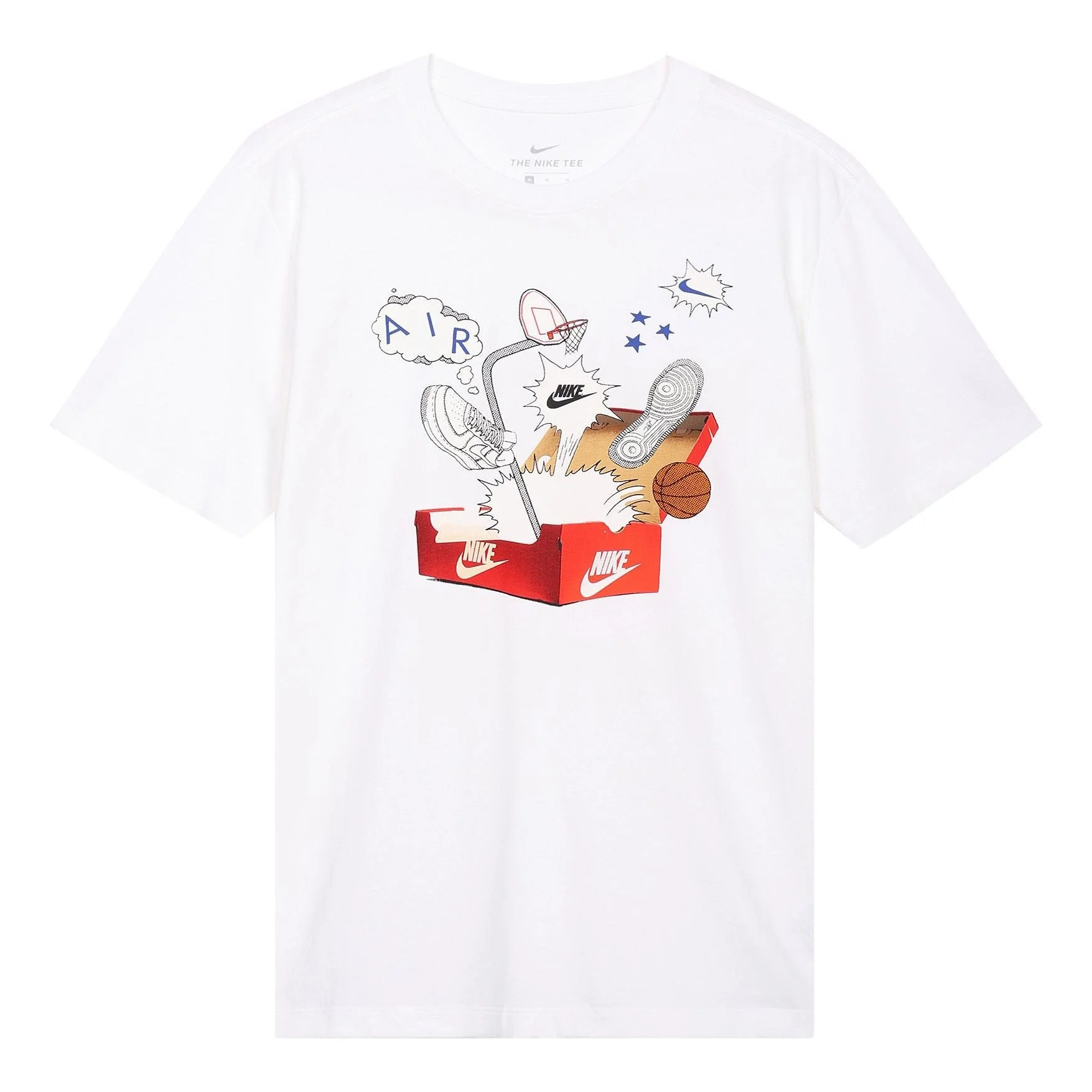 Nike AS Men's Nike Sportswear Printed Short Sleeve TEE White CU6872-100 - 1