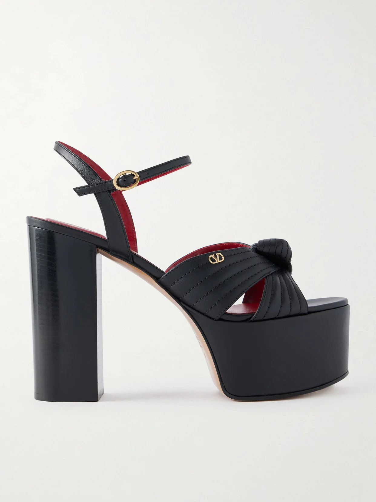 Crasher 125 Leather Platform Sandals - 1