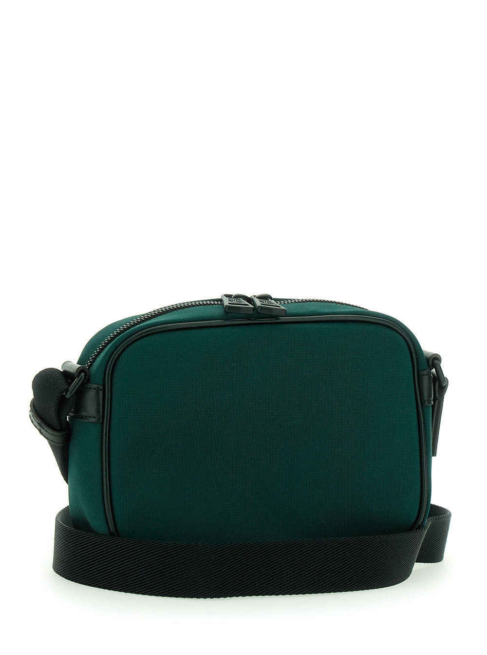 Moncler Men Green Crossbody Bag With Logo Patch On The Front And Adjustable Shoulder Strap In Tech F - 3