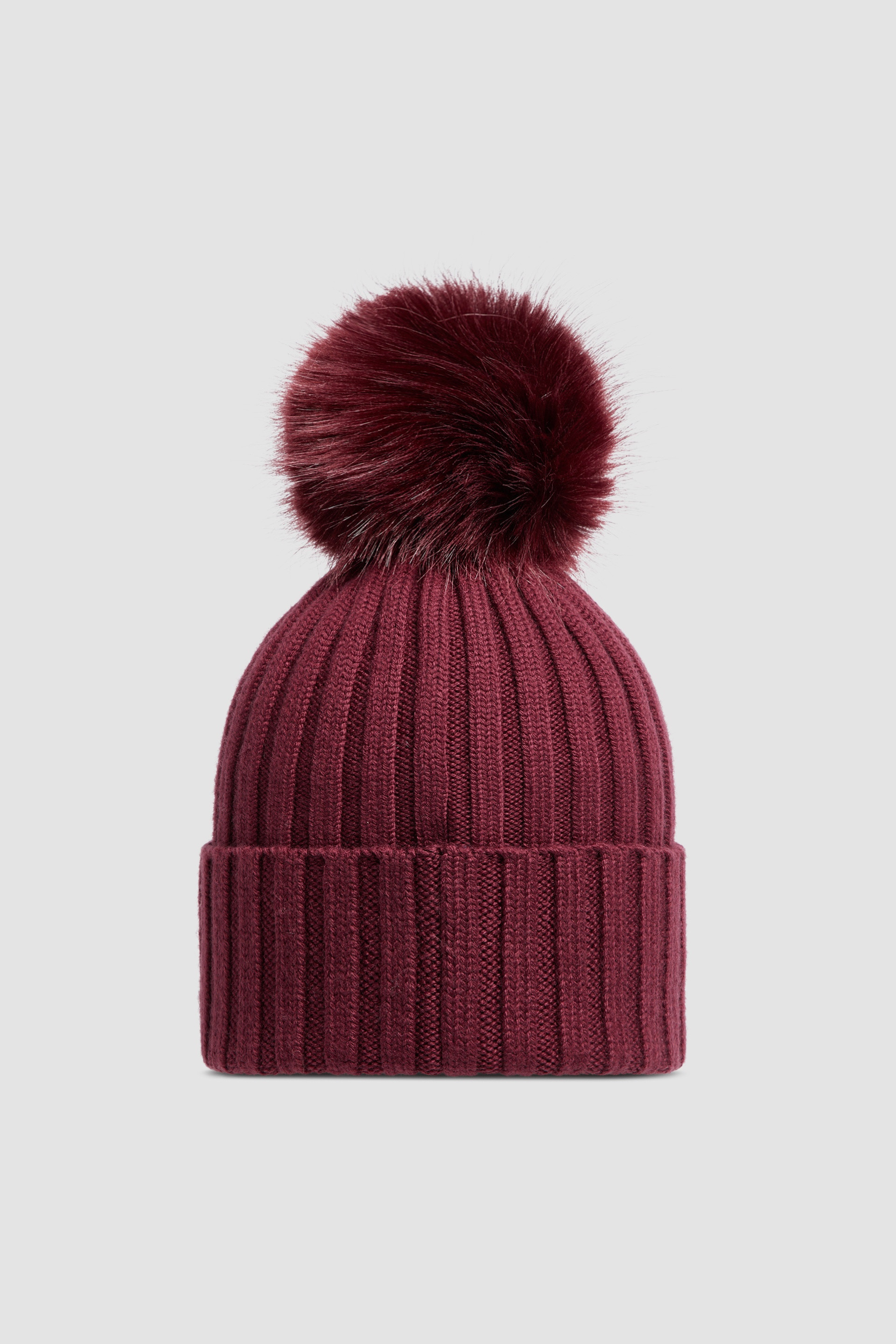 Wool Beanie with Pom Pom - 4