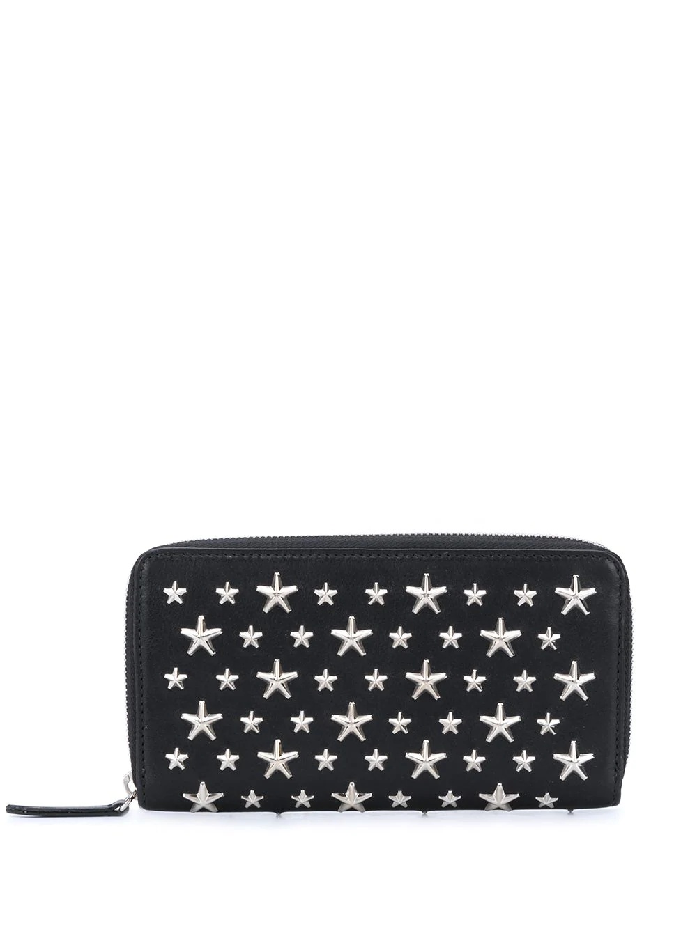 star-studded leather wallet - 1