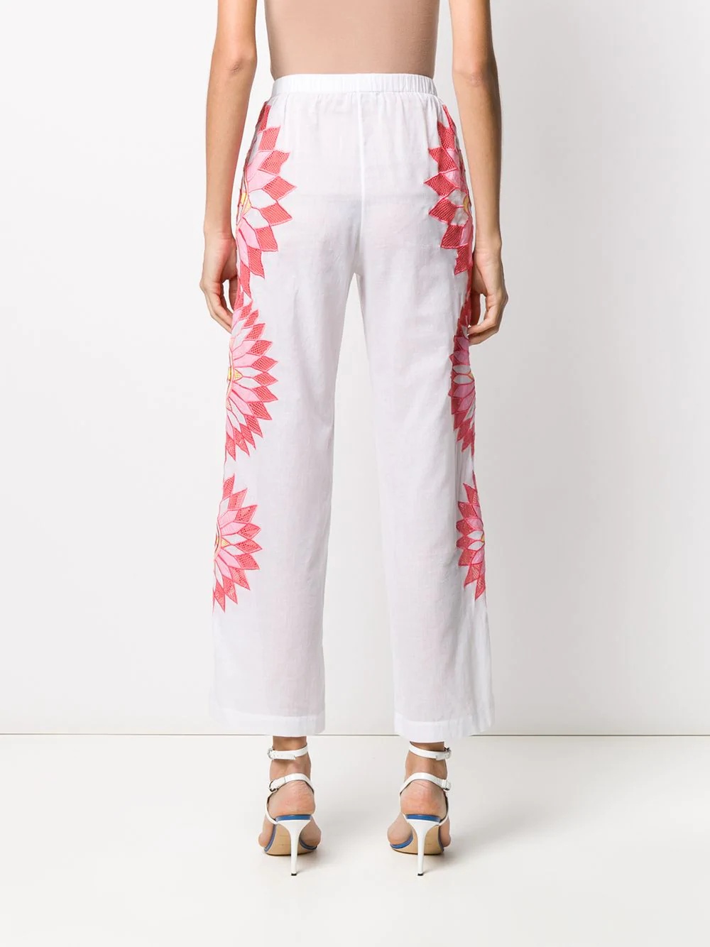 embroidered trousers - 4