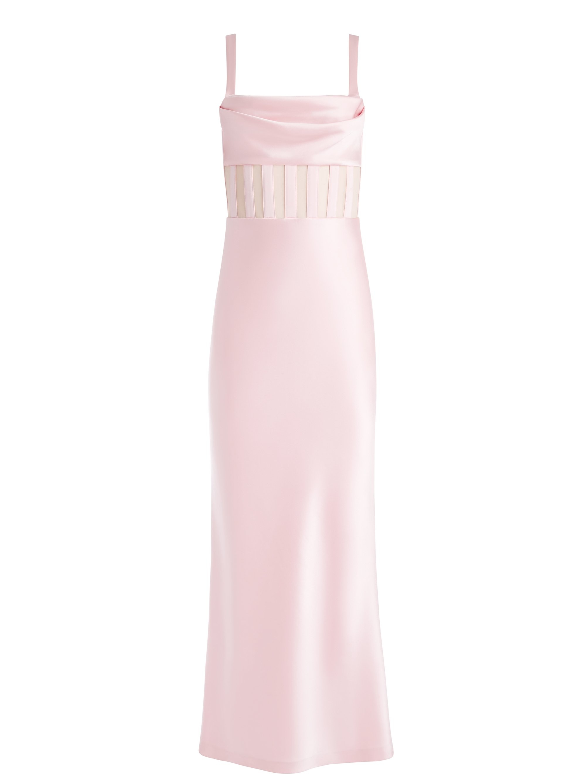 VALENTINA DRAPED CORSET MAXI DRESS - 1