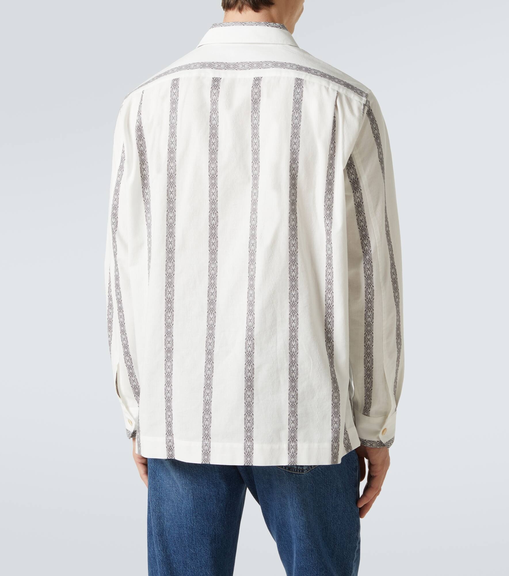 Striped cotton shirt - 4