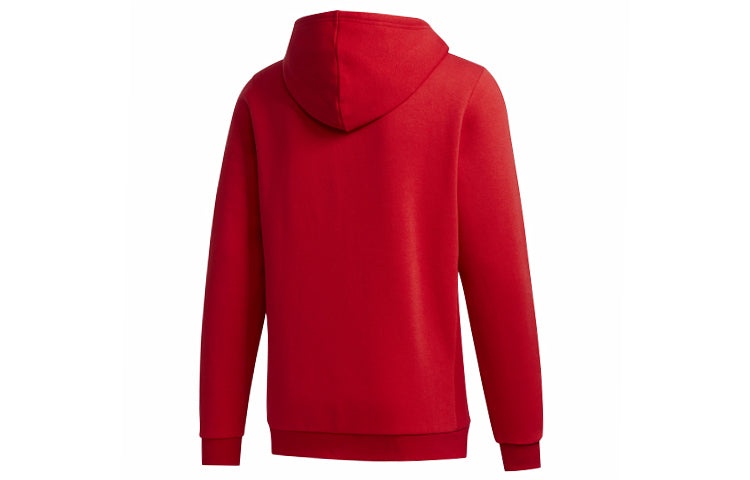 Men's adidas neo Series Small Logo Suede Red Pullover GD9882 - 2
