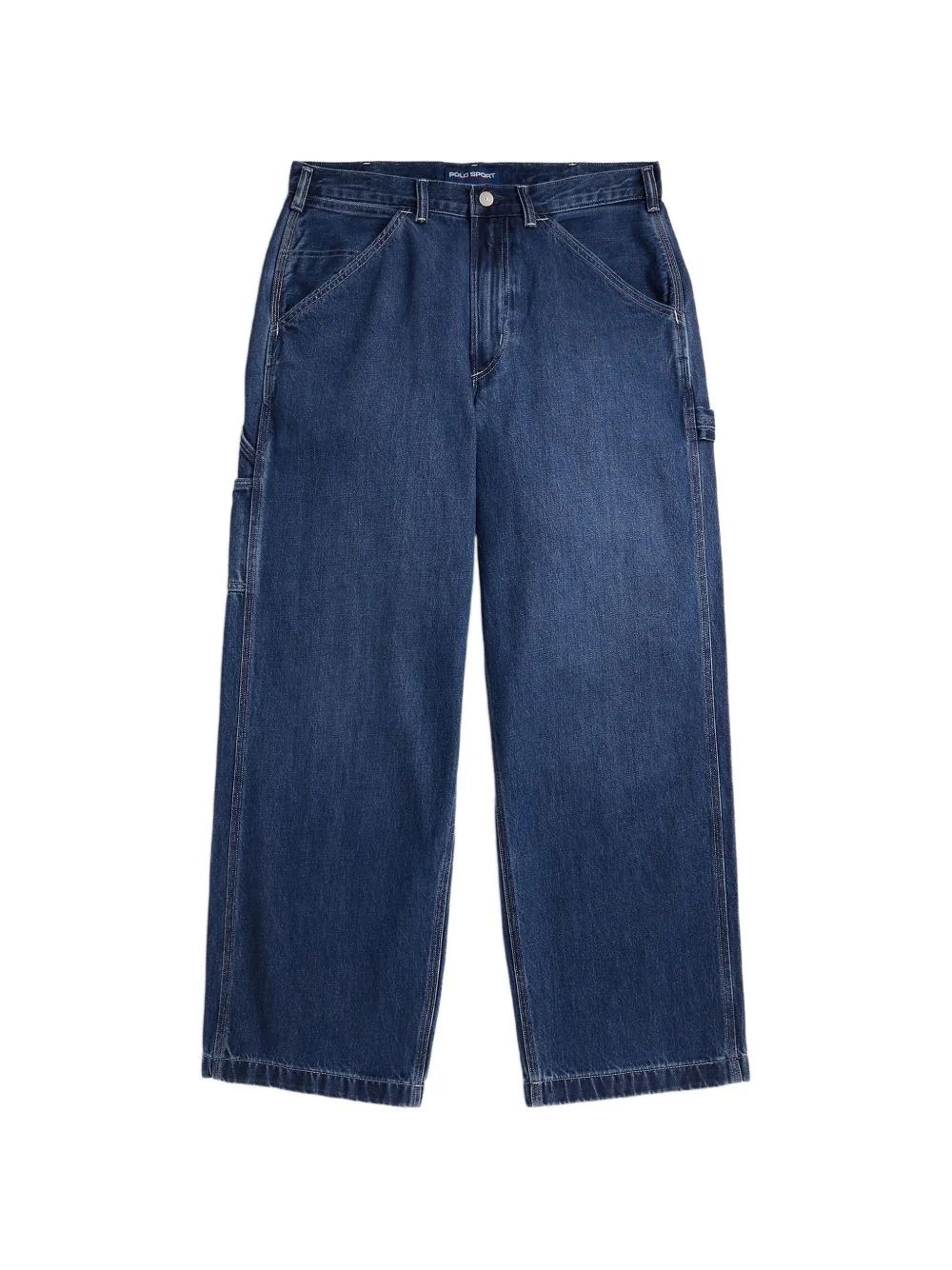 CARPENTER-STYLE STRAIGHT-LEG JEANS - 1
