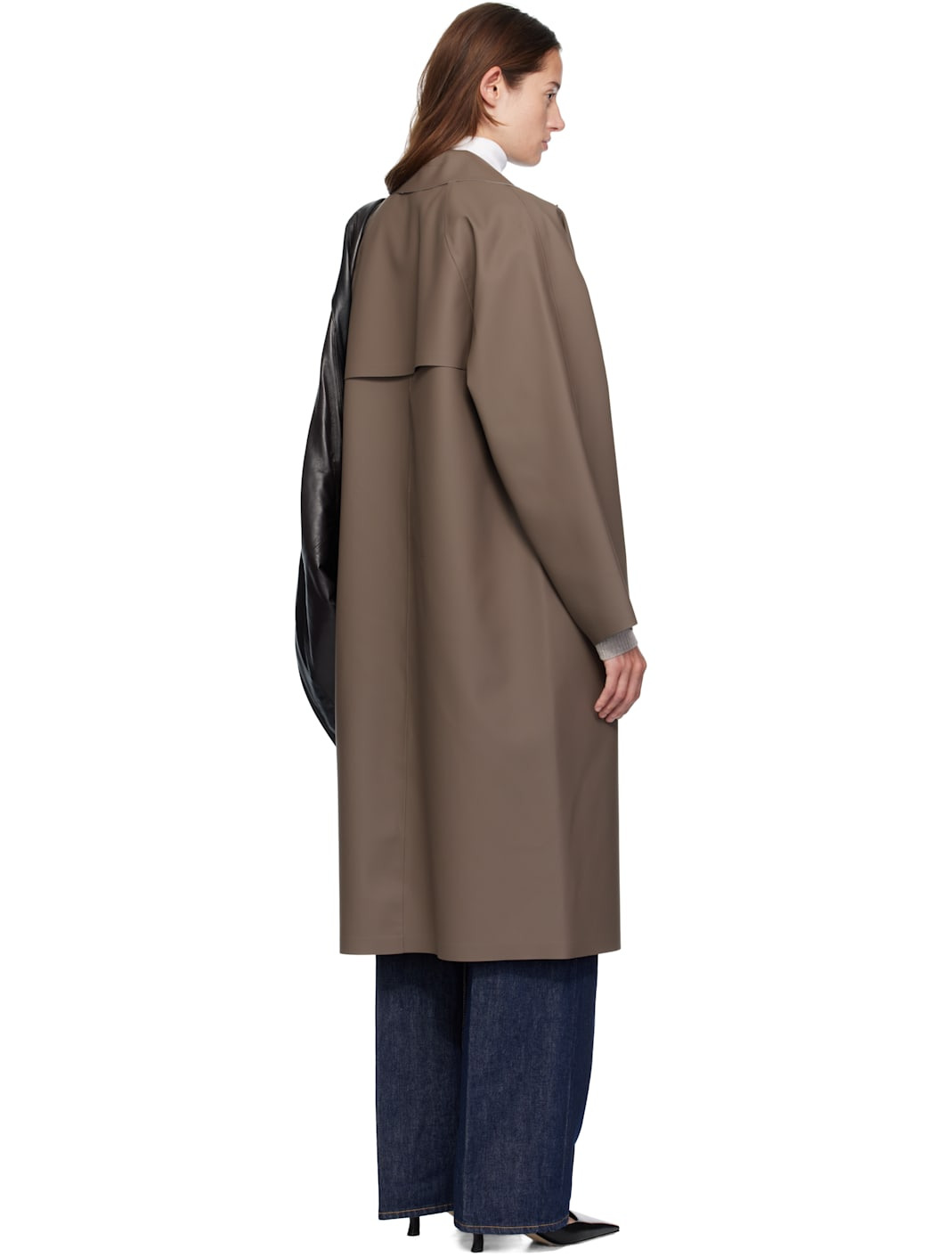 Taupe Original Below Rubber Coat - 3
