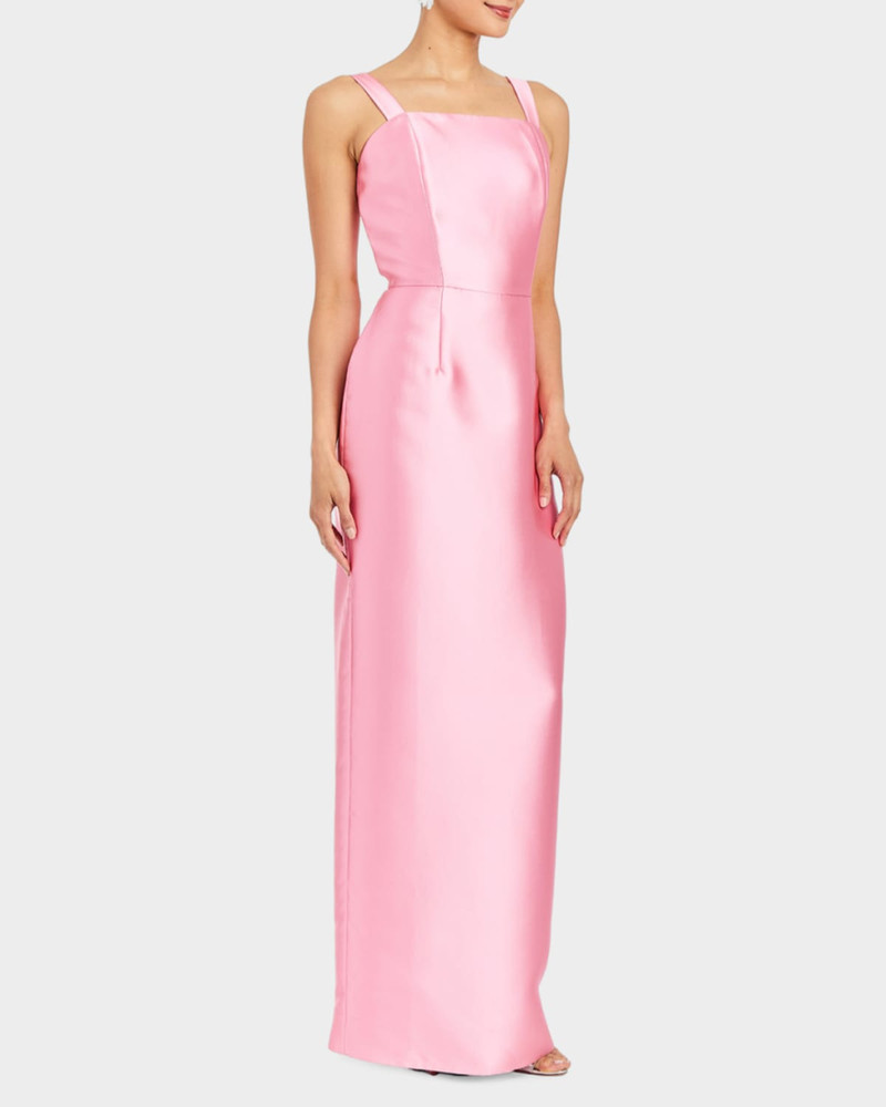 Eve Embellished Capelet Silk Twill Gown 8