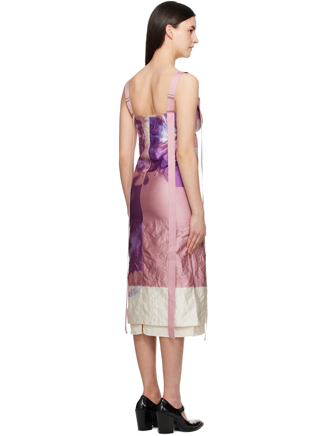 Pink & Purple V Neck Slip Cocktail - 3