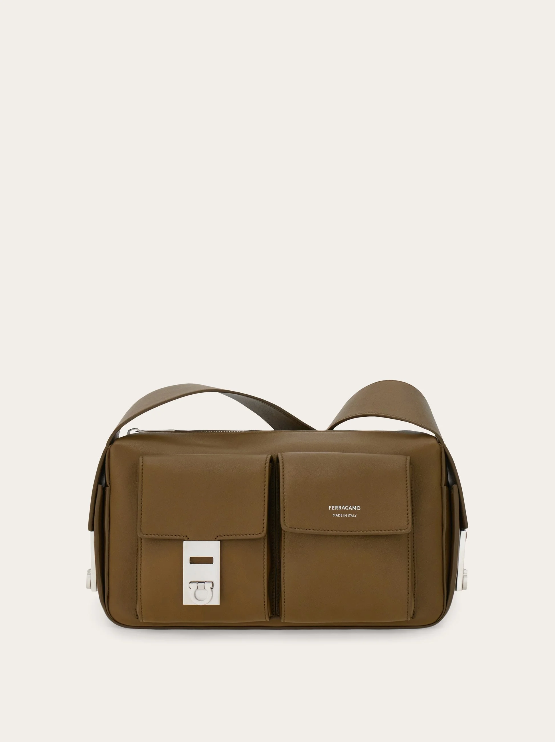 Utility shoulder bag with Hug buckle (M) - 1
