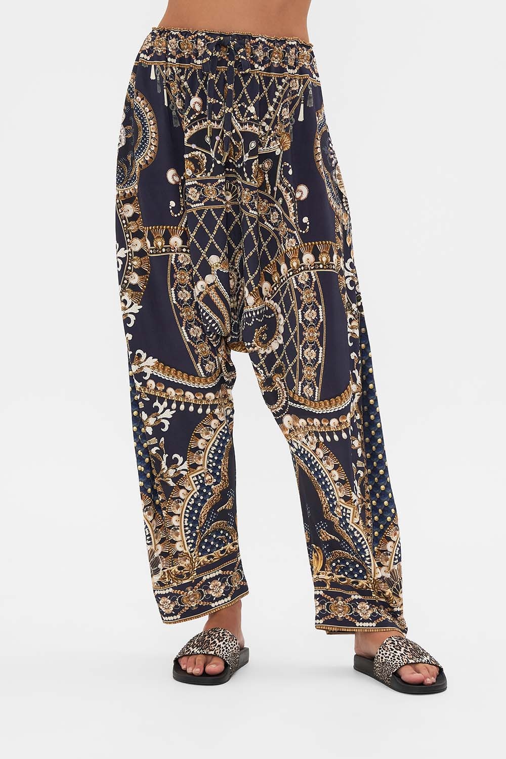 DRAPED JERSEY PANT - 5