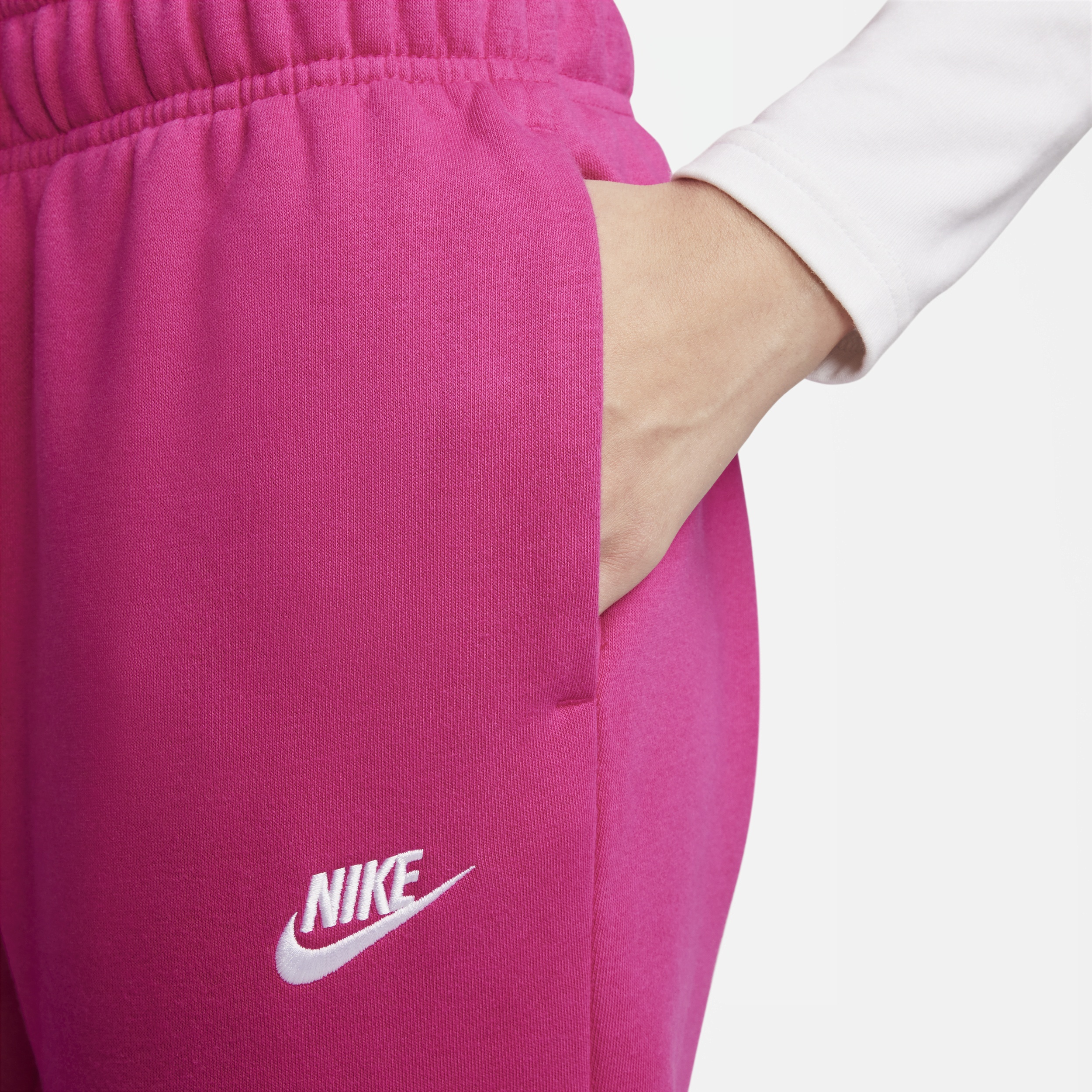 Women's Nike Sportswear Club Fleece Mid-Rise Jogger Pants - 3