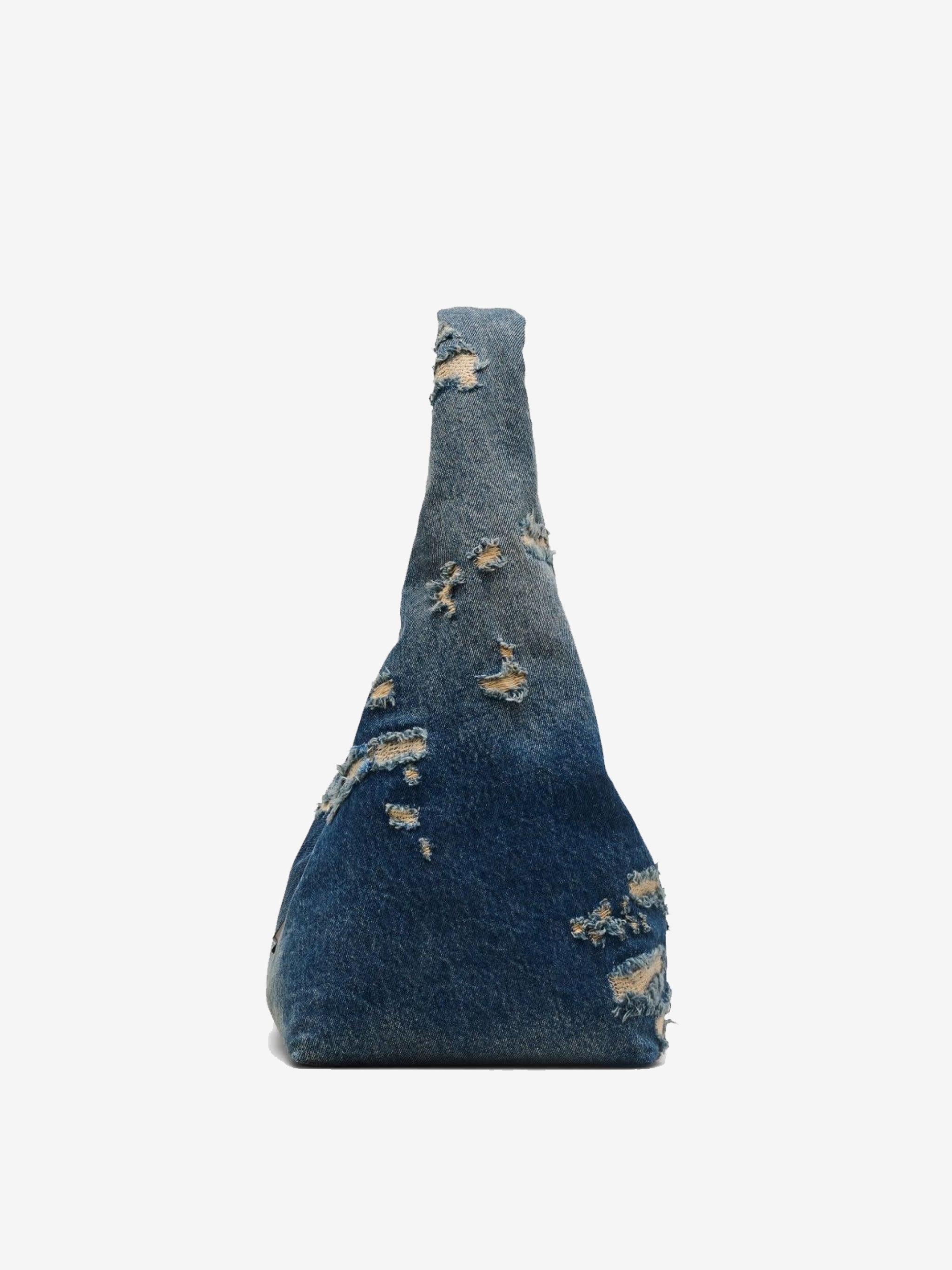MARC JACOBS - Women Rip and Repair Denim Sack Bag - 3