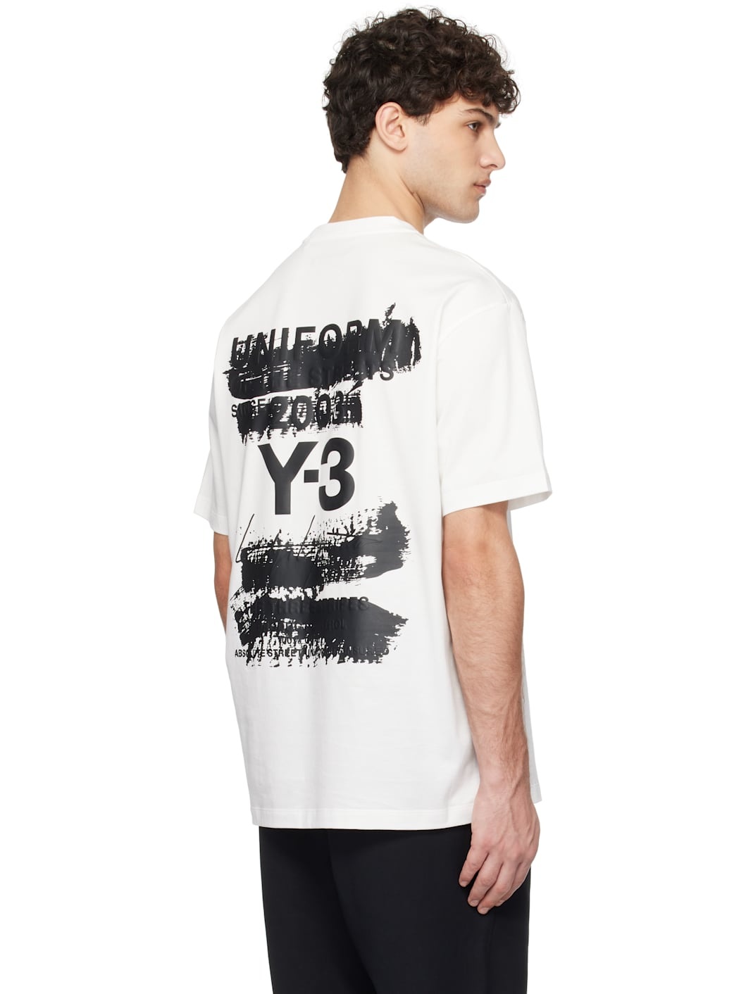 White Graphic Short Sleeve T-shirt - 3
