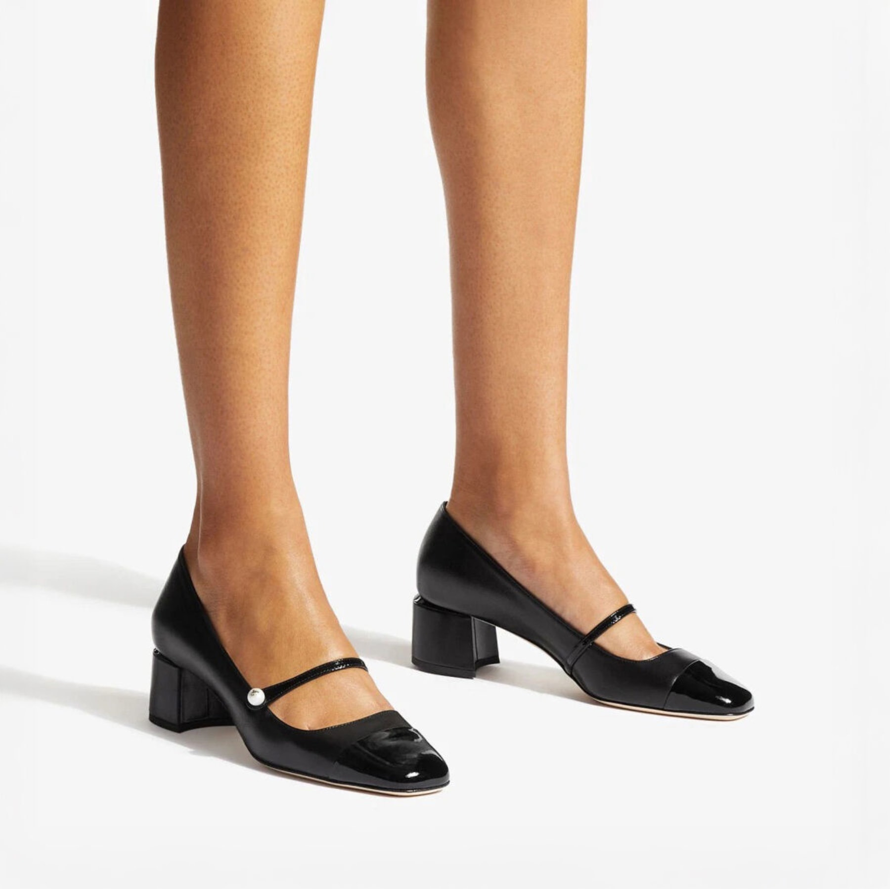 Elisa 45
Black Nappa and Patent Leather Pumps - 2