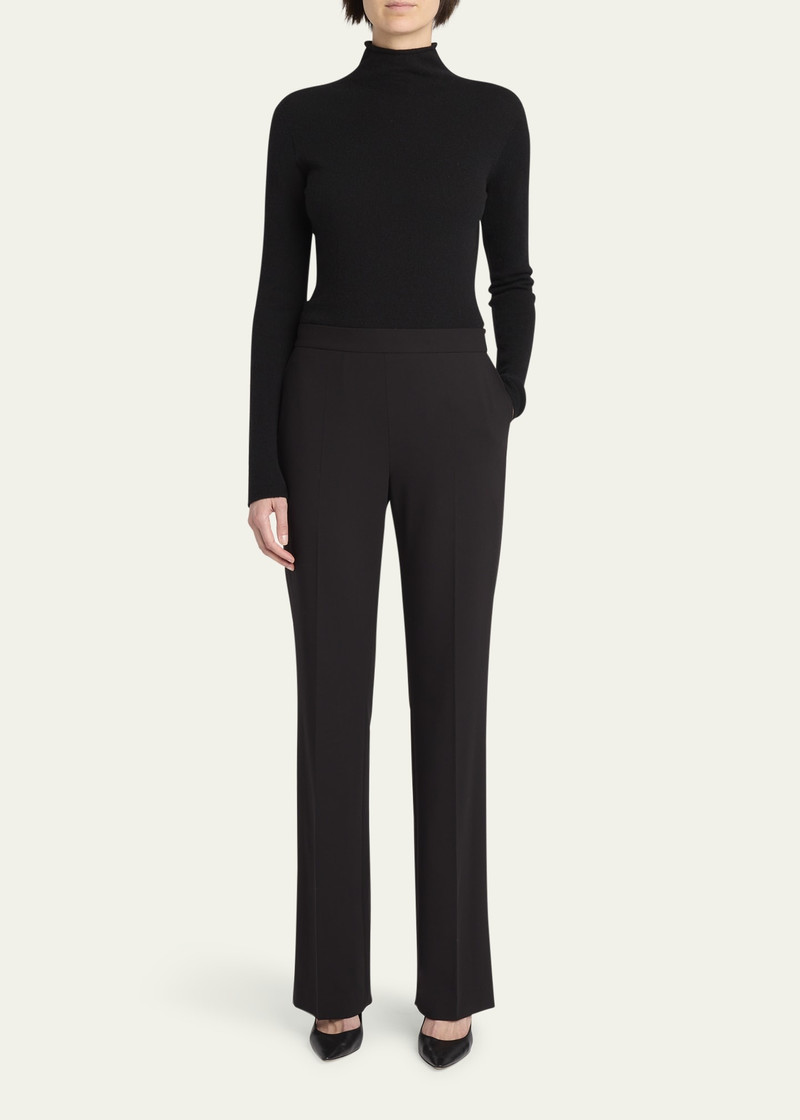 The Row Ilmo Fitted Turtleneck Cashmere Top outlook