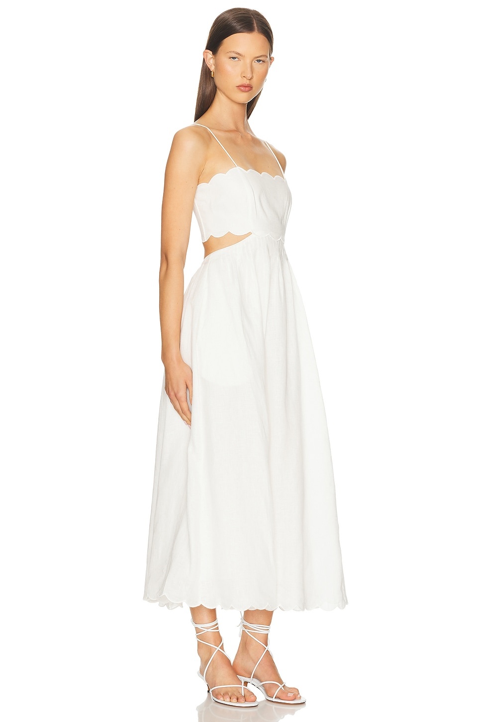 Rhiannon Scallop Midi Dress - 2