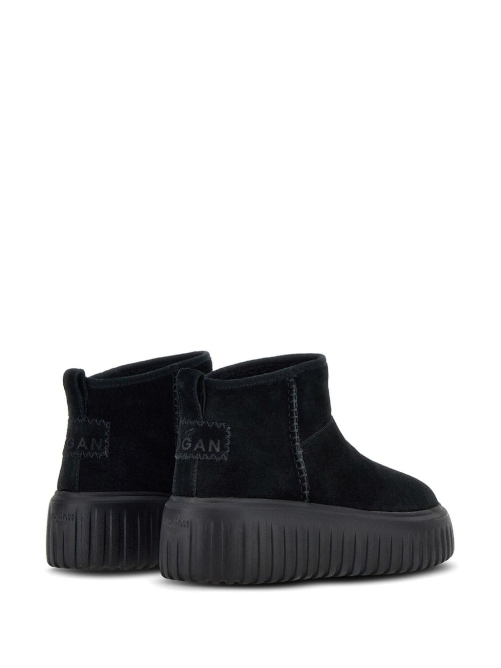 Basso logo-print boots - 3