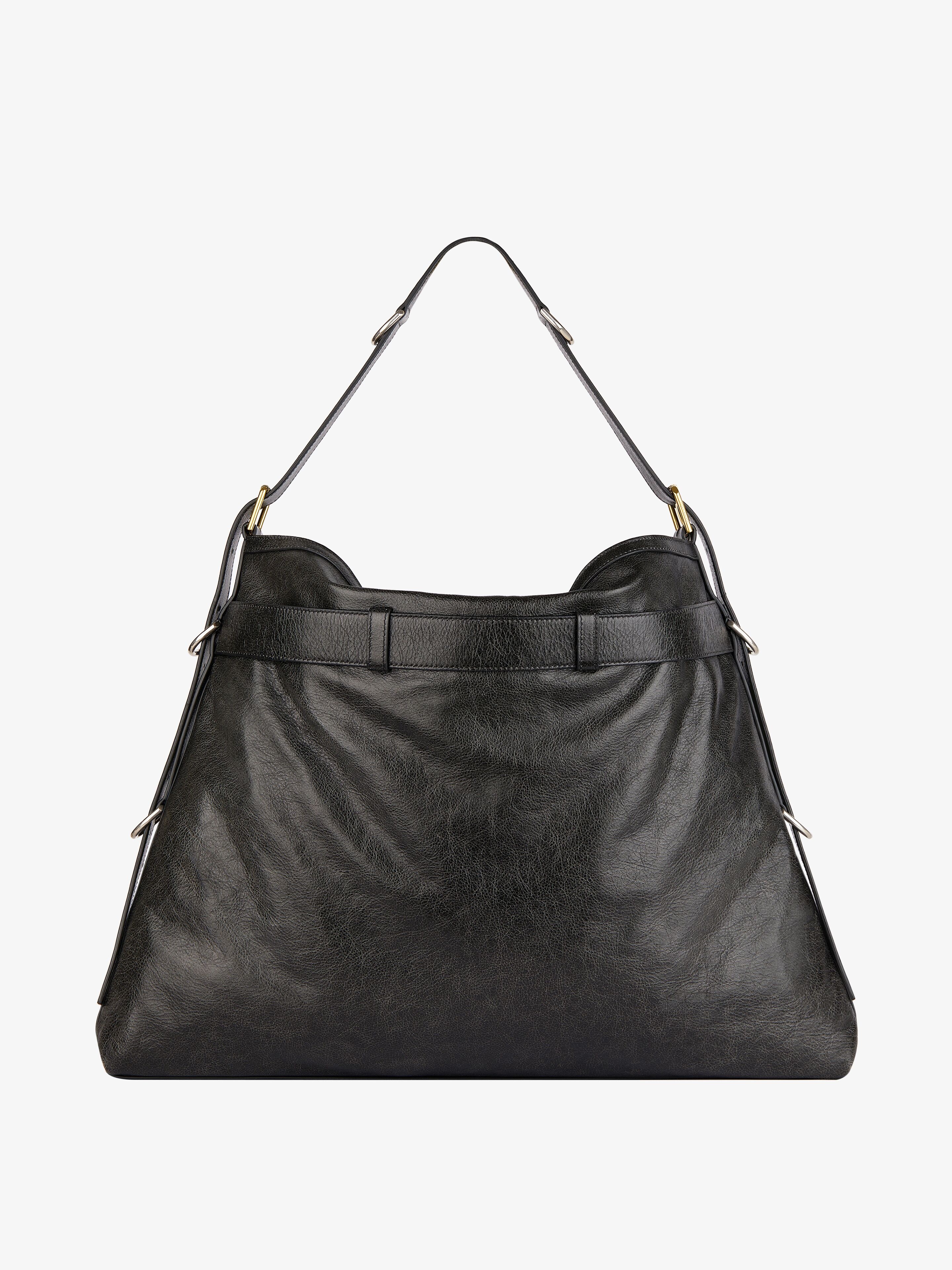 Givenchy LARGE VOYOU BOYFRIEND BAG IN AGED LEATHER | REVERSIBLE