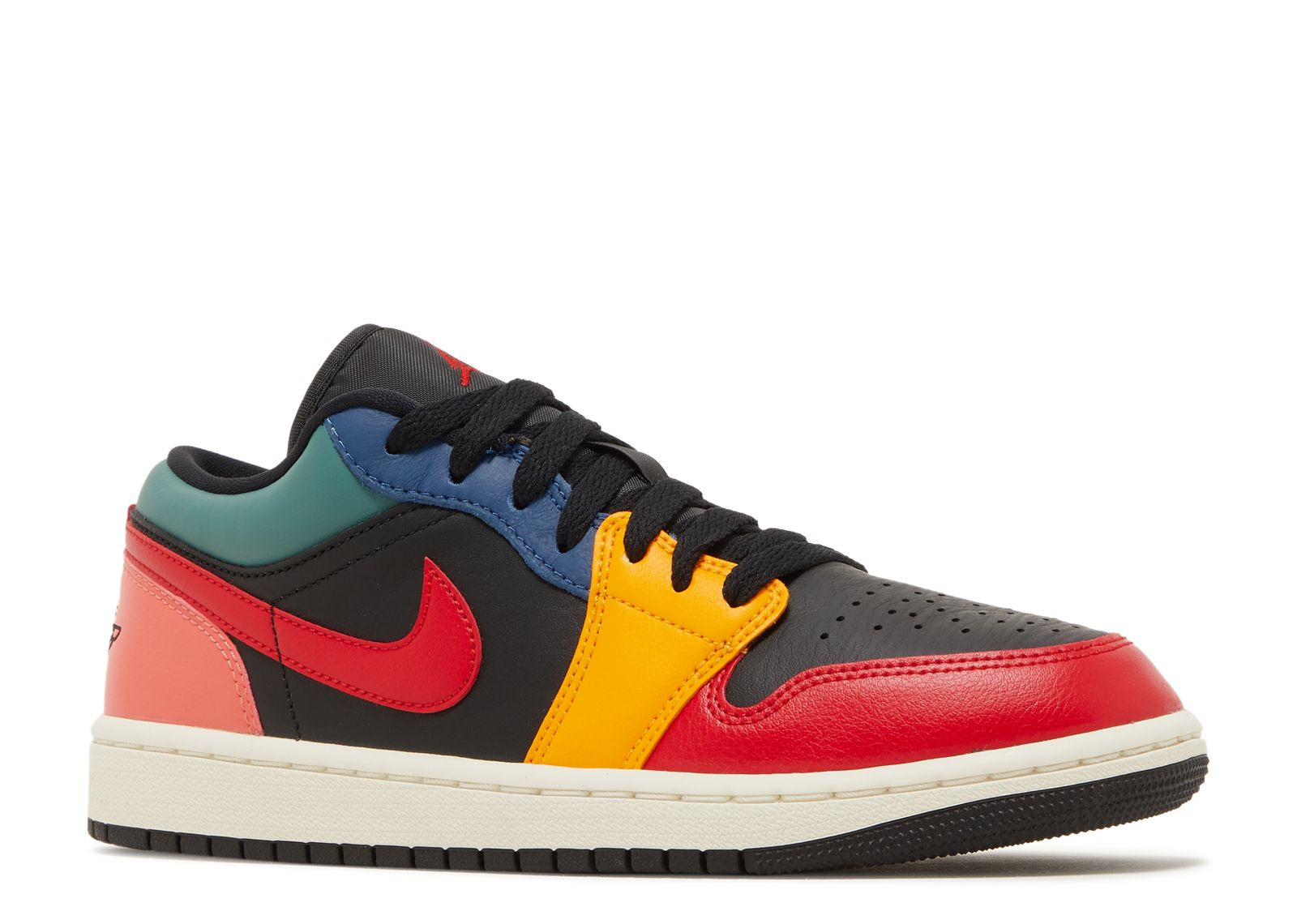 WMNS JORDAN 1 LOW SE 'BLACK MULTI-COLOR' - 2